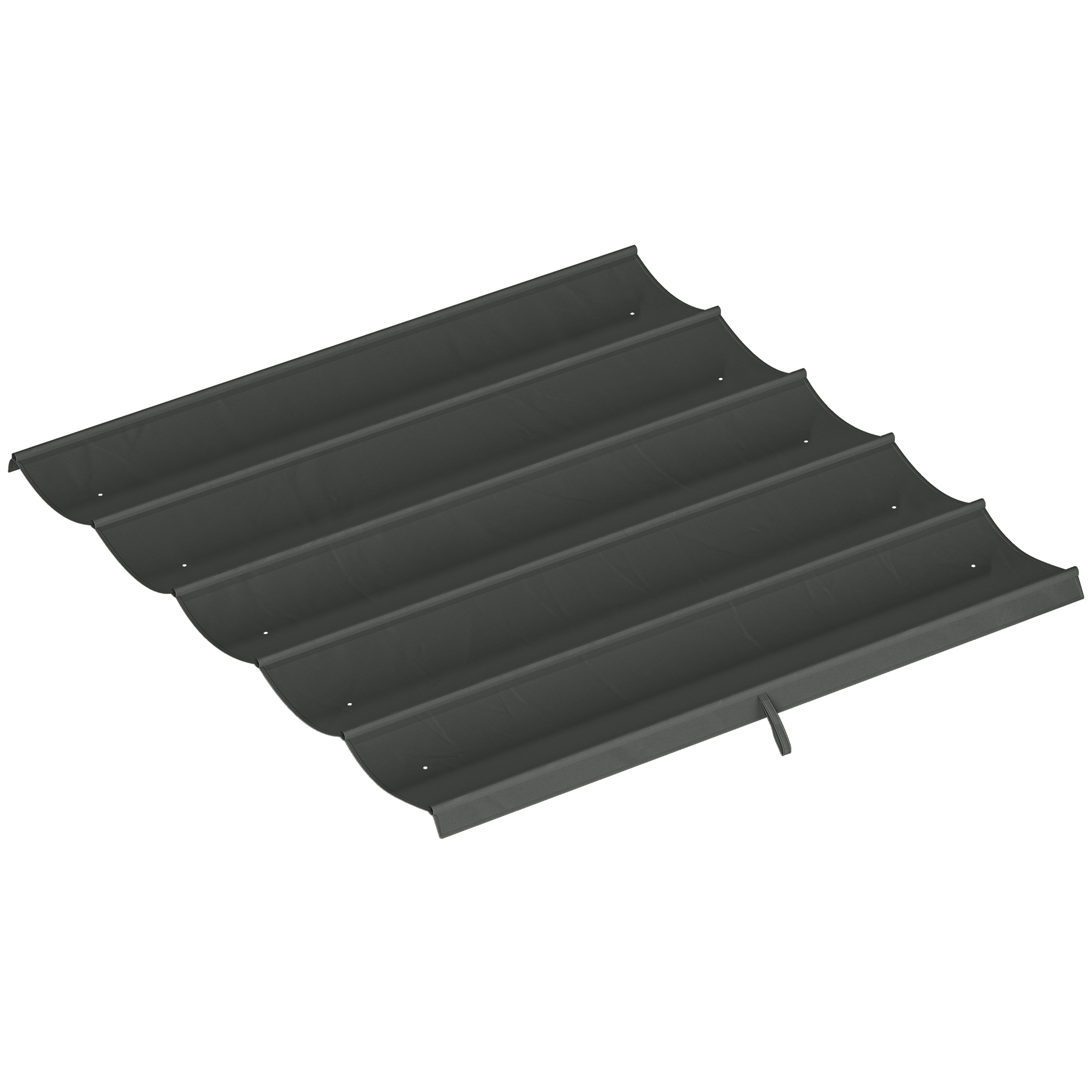 Tettuccio Di Ricambio CoastShade Per Gazebo Barbecue 2,3x1,5m – Doppio Livello Bordeaux – Sostituzione Copertura
