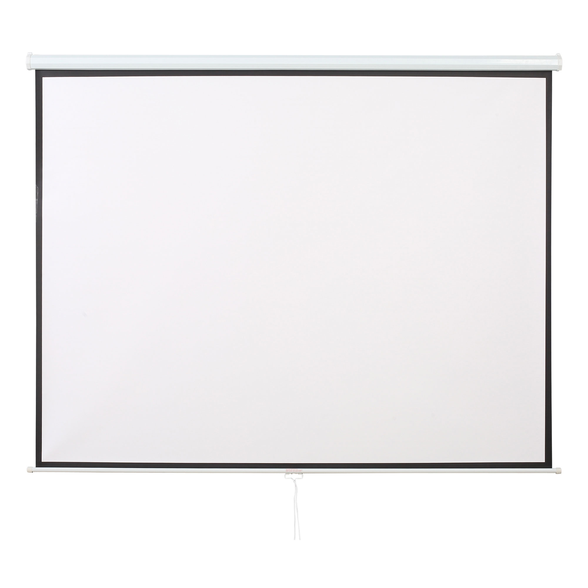HOMCOM Pantalla de Proyector Manual 120 Pulgadas Formato 4:3/16:9 para Interior y Exterior 244x183 cm Blanco  Aosom España