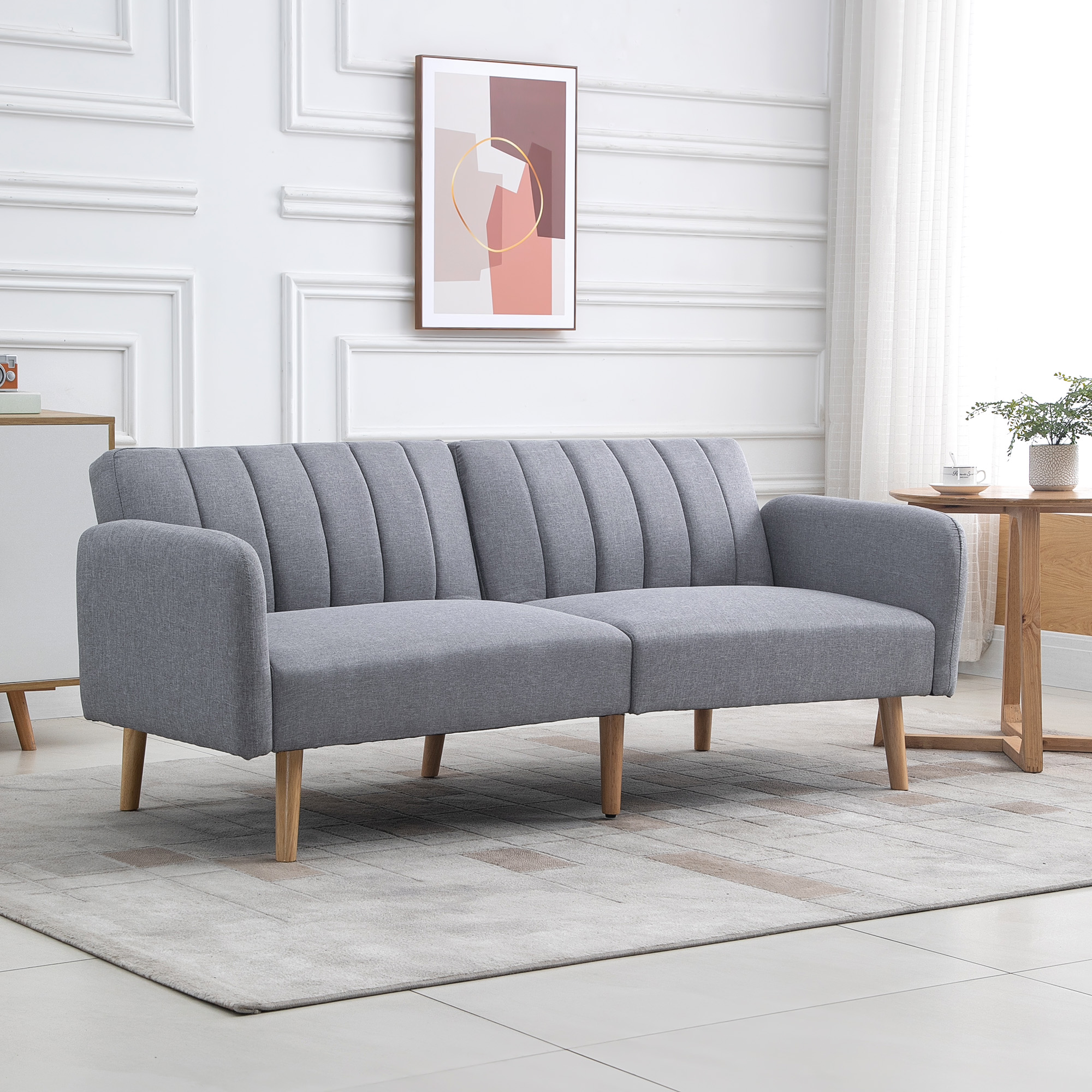 Canapé convertible 2 places design contemporain assise dossier