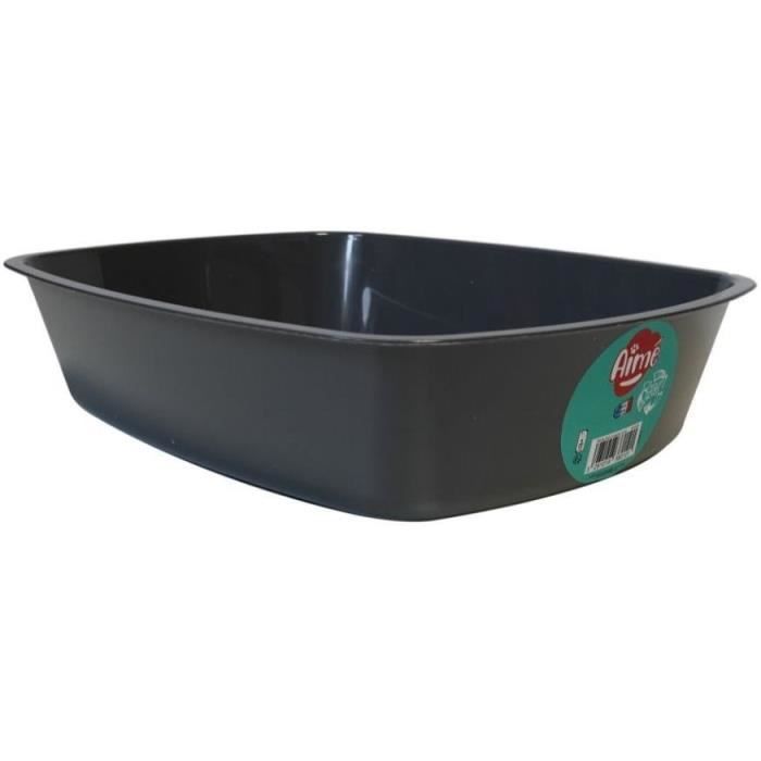 Bac litiere - AIMÉ - Pour Chat et Chaton 43x31x10cm