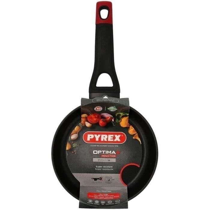 Poele - PYREX - 1455015 - En aluminium forgé - Antiadhésif - 20 cm - Sans PFAS