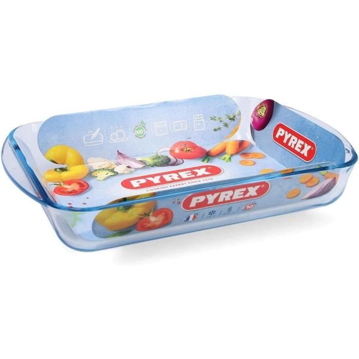 Plat a lasagnes - PYREX - 1450032 - Rectangulaire - En verre borosilicate - 35 x 23 cm