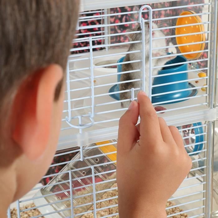 Zolux - Cage pour petits rongeurs Rody 3 duo bleu