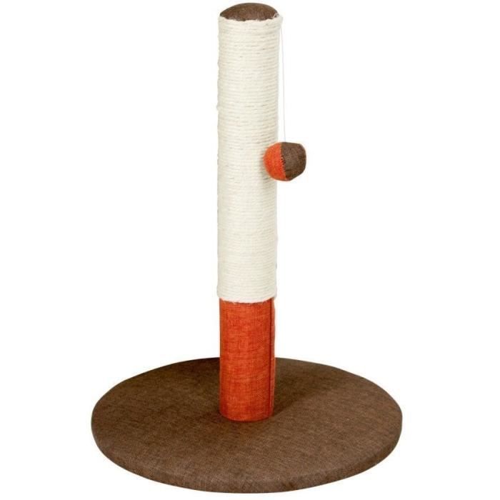 KERBL - Poteau griffoir pour chat - Tronc   - 50cm - OPAL BASIC - Bordeaux/marron - Sisal