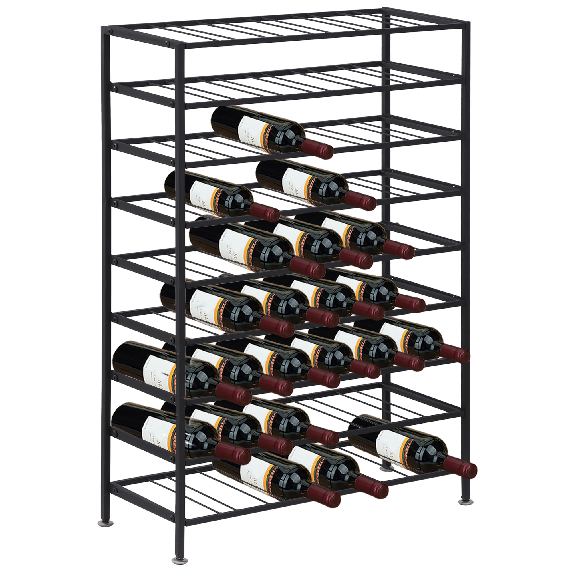 Casier Range-Bouteilles Étagère À Vin Porte-Vins De Table À Vin, Porte