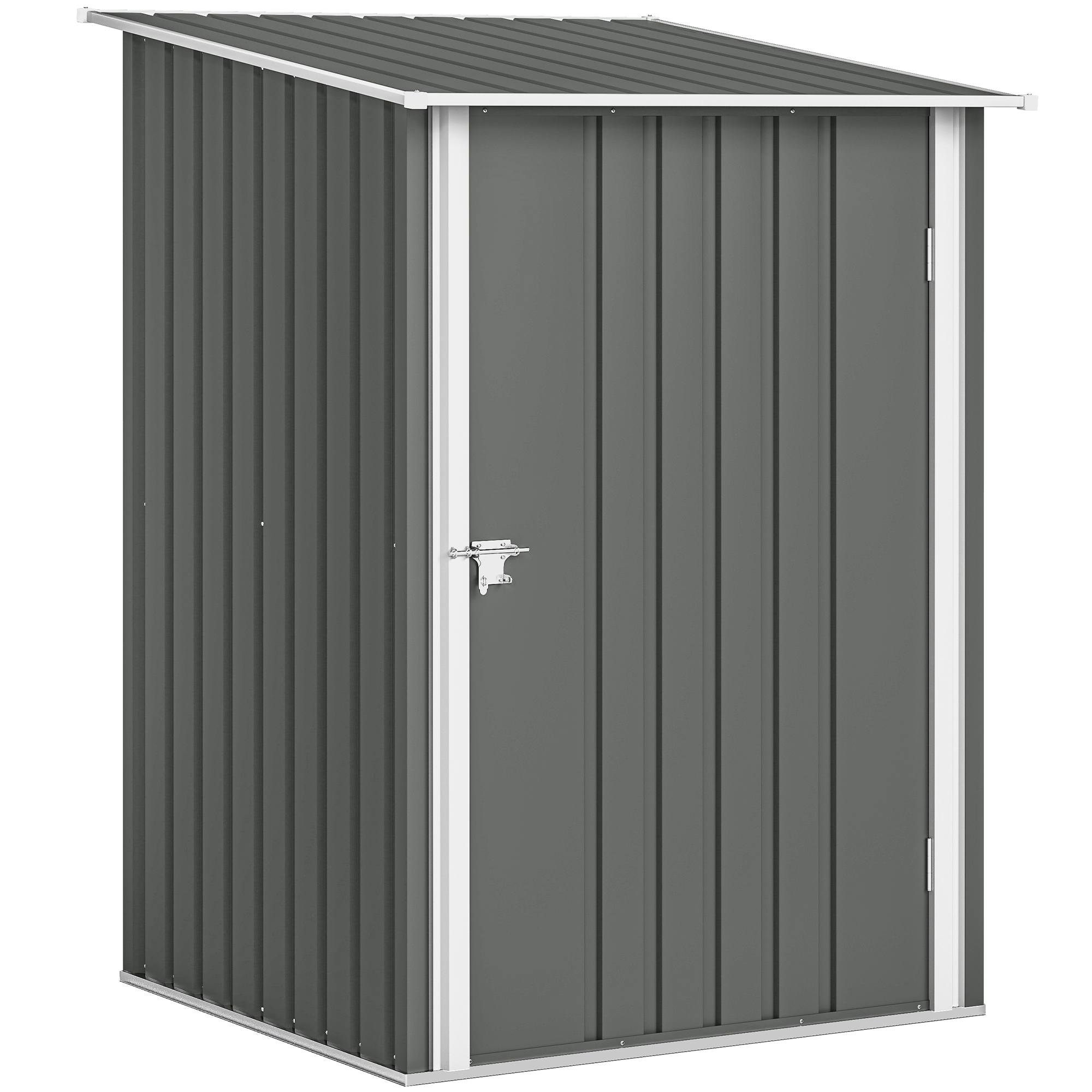 Outsunny Gartenhaus 0.92m² aus verzinktem Stahl, Geräteschuppen mit verschl günstig online kaufen