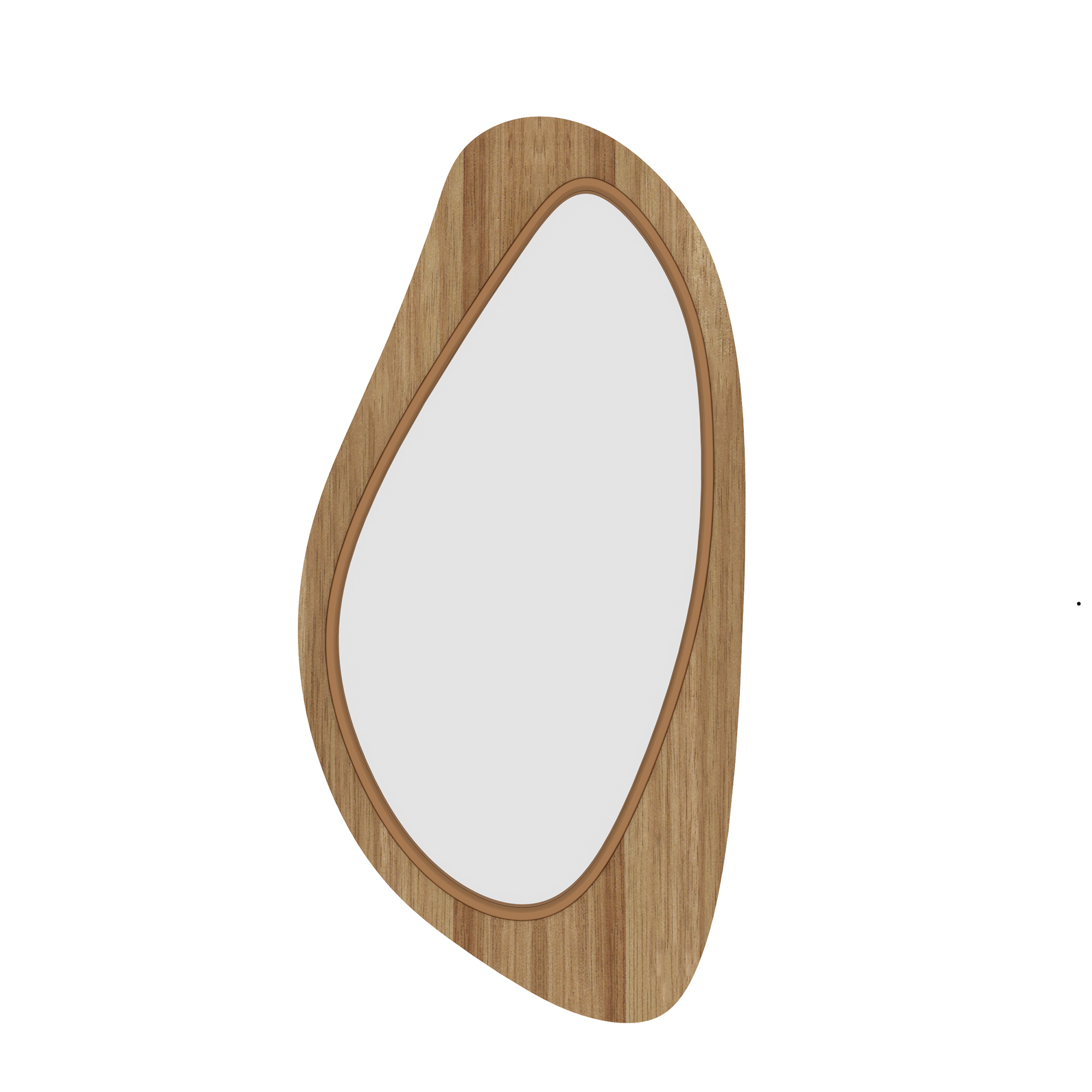 HOMCOM Wandspiegel 91,5 x 45 cm Fenster Spiegel mit Kieferfurnierrahmen Dek günstig online kaufen