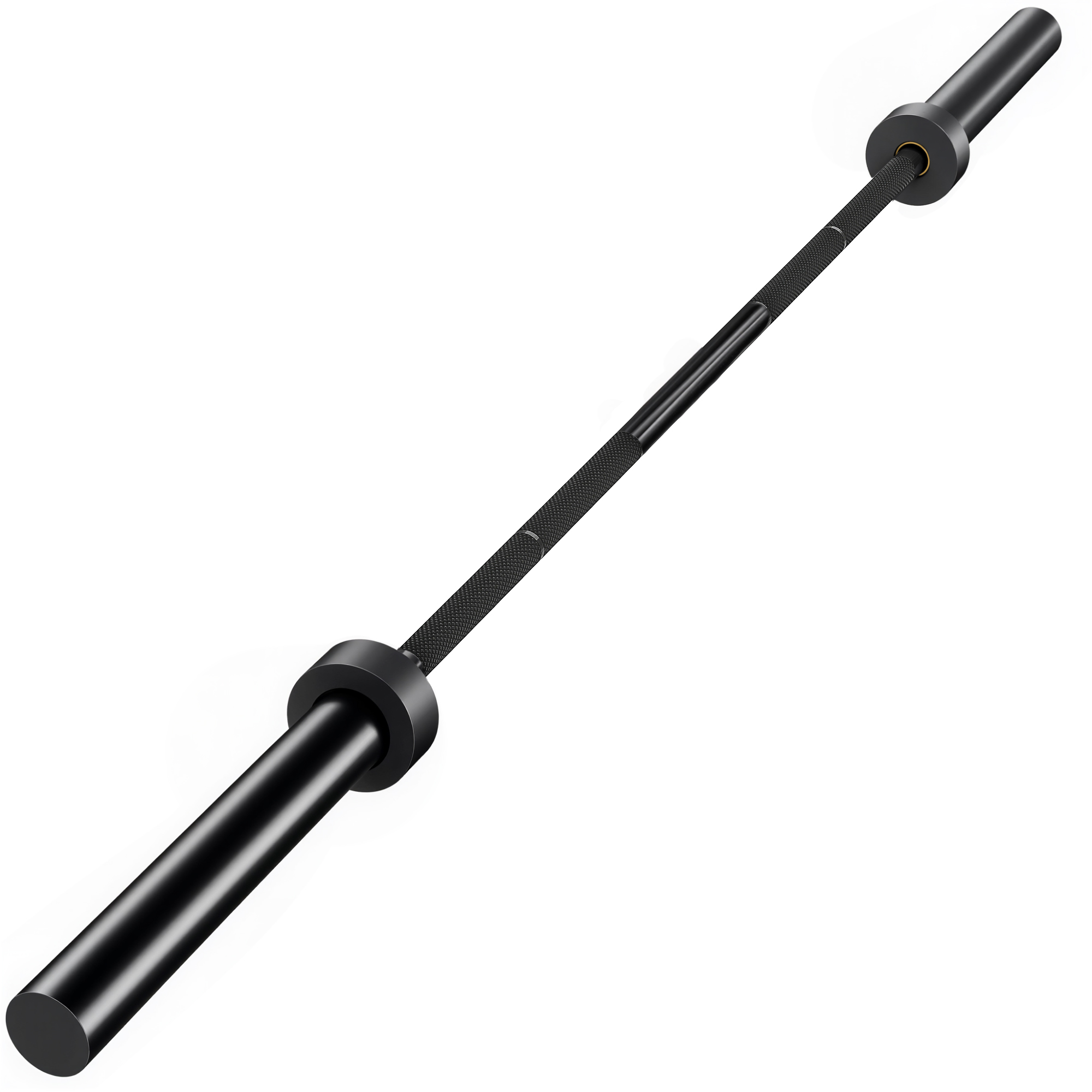 SPORTNOW Olympia Langhantelstange mit Verlängerte Hülsen 180cm 200kg Stahl Hantelstange mit 50mm Aufnahme Rutschfest Griff, Langhantel Barbell für Krafttraining Weightlifting Powerlifting   Aosom – SPORTNOW