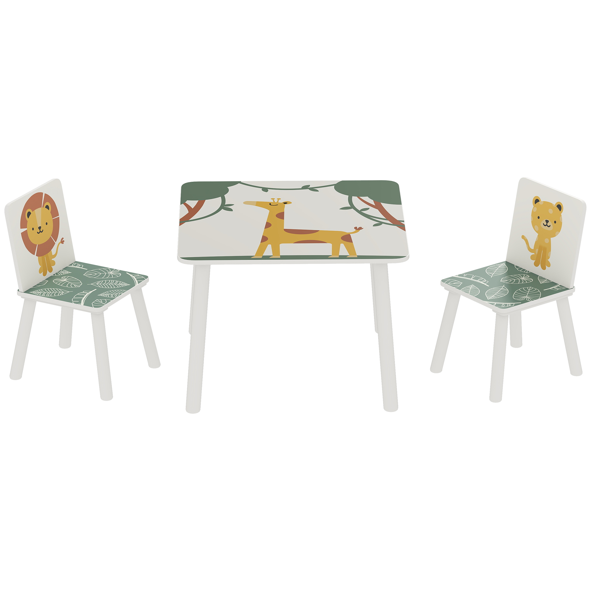 Table Enfant Avec 2 Chaises - AIYAPLAY - Pour Dessiner, Jouer, étudier