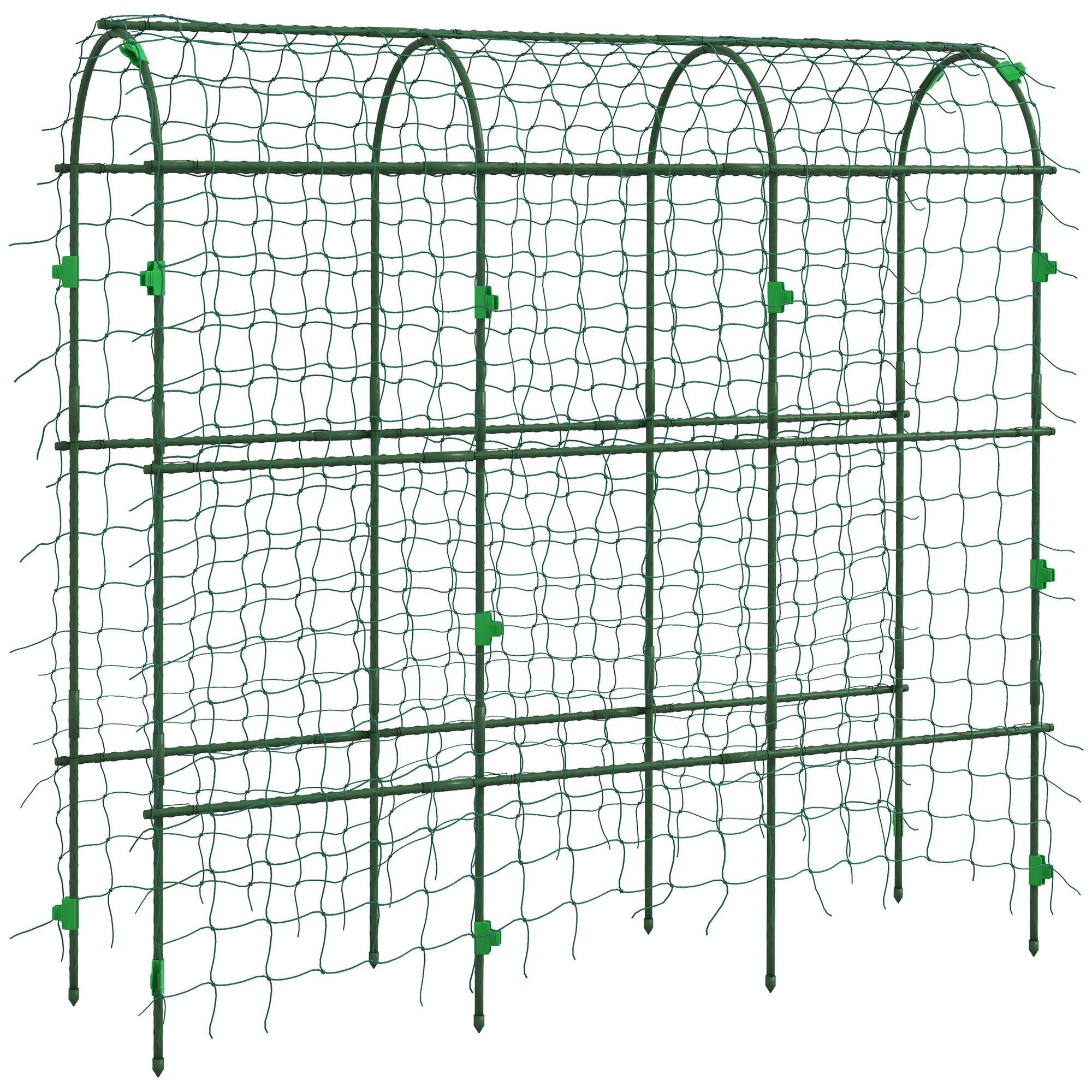 Picture of 183 cm Tall Metal Garden Trellis Arch Trellis for Climbing