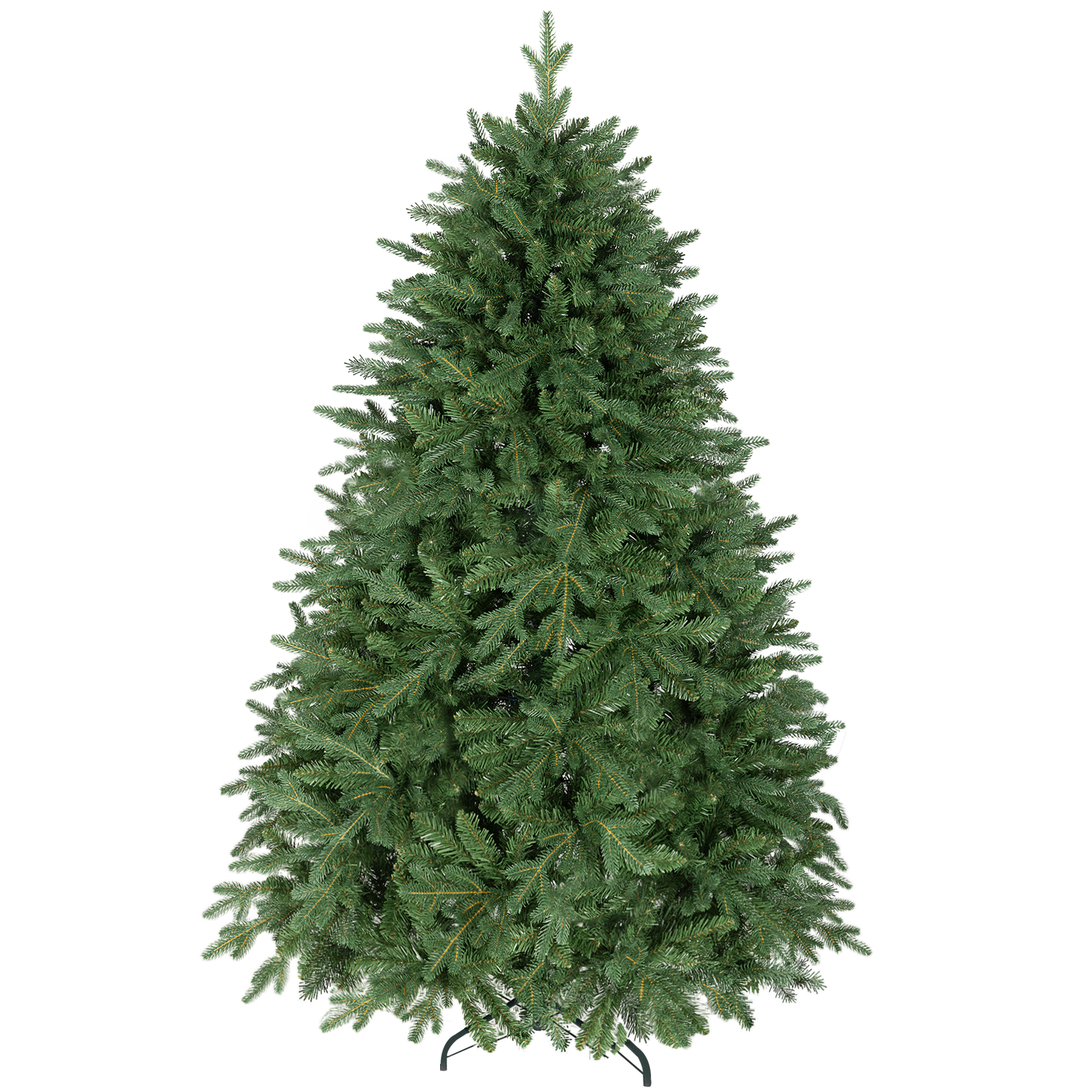 HOMCOM Sztuczna choinka 180 cm, realistyczna sosna, 3026 końcówek – do domu