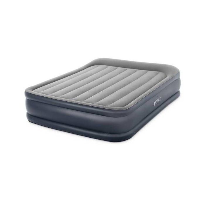 Lit d'appoint gonflable - INTEX - 2 Personnes - 150 x 200 cm - Ultra Plush - Fiber Tech Luxe