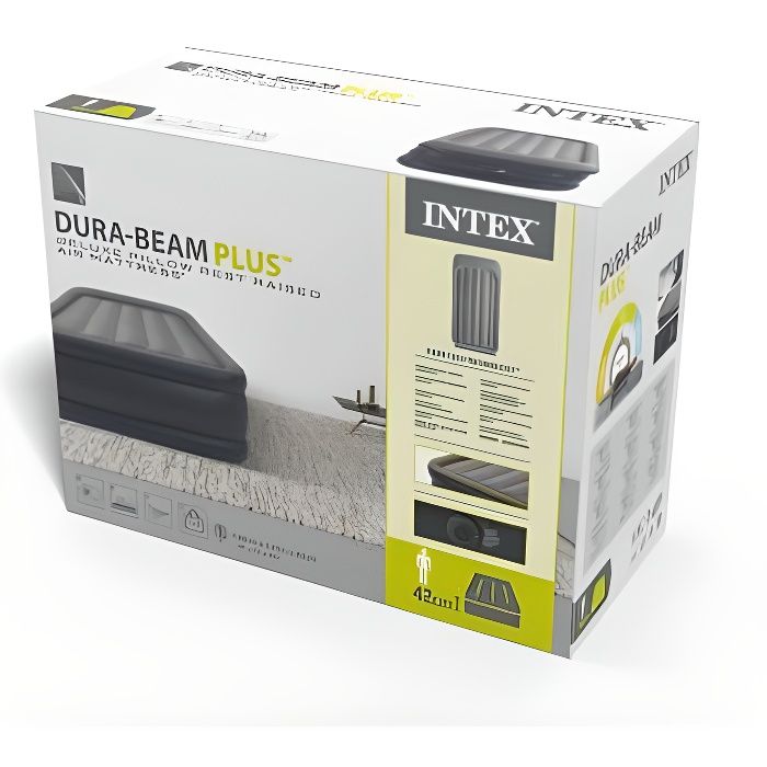 Matelas gonflable Intex - 1 Personne - 100 x 190 cm