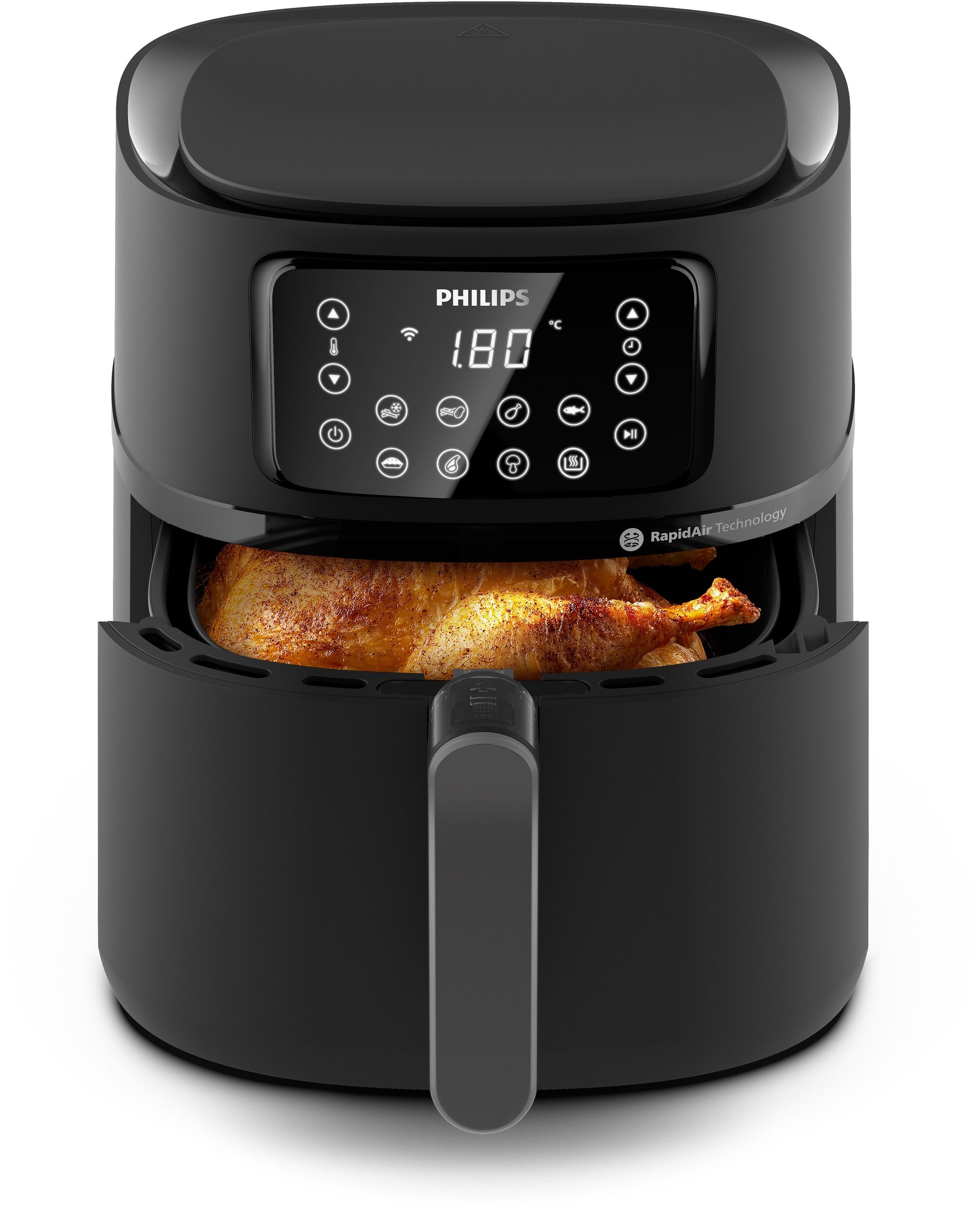 Philips Noir Friteuse Hd9285/93 Airfryer Connecté Xxl Série 5000 Avec Accessoire - Image 4