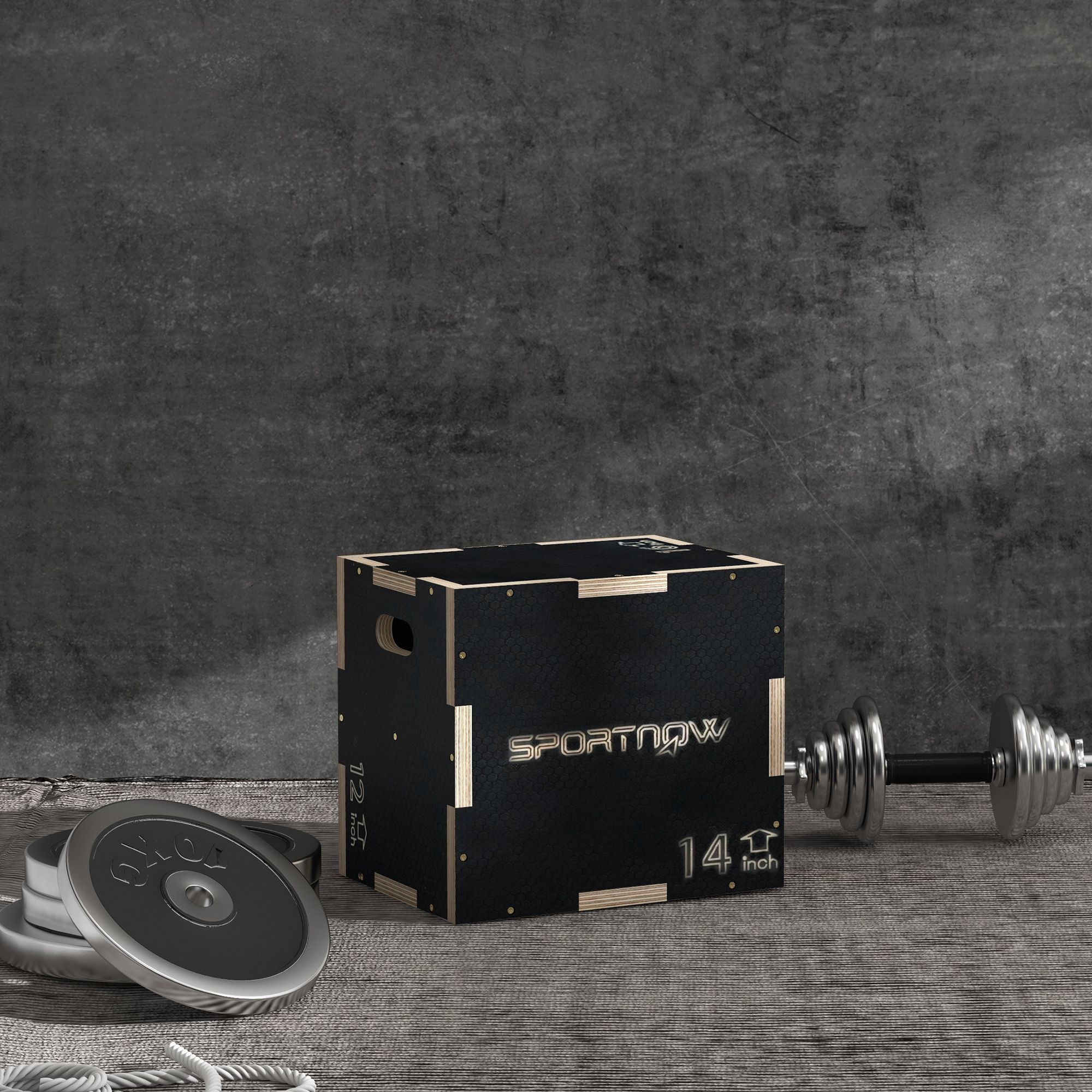 Plyo Box Soft Yes4All Plyo Box Aus Holz - Verstellbare Sprungbox Für