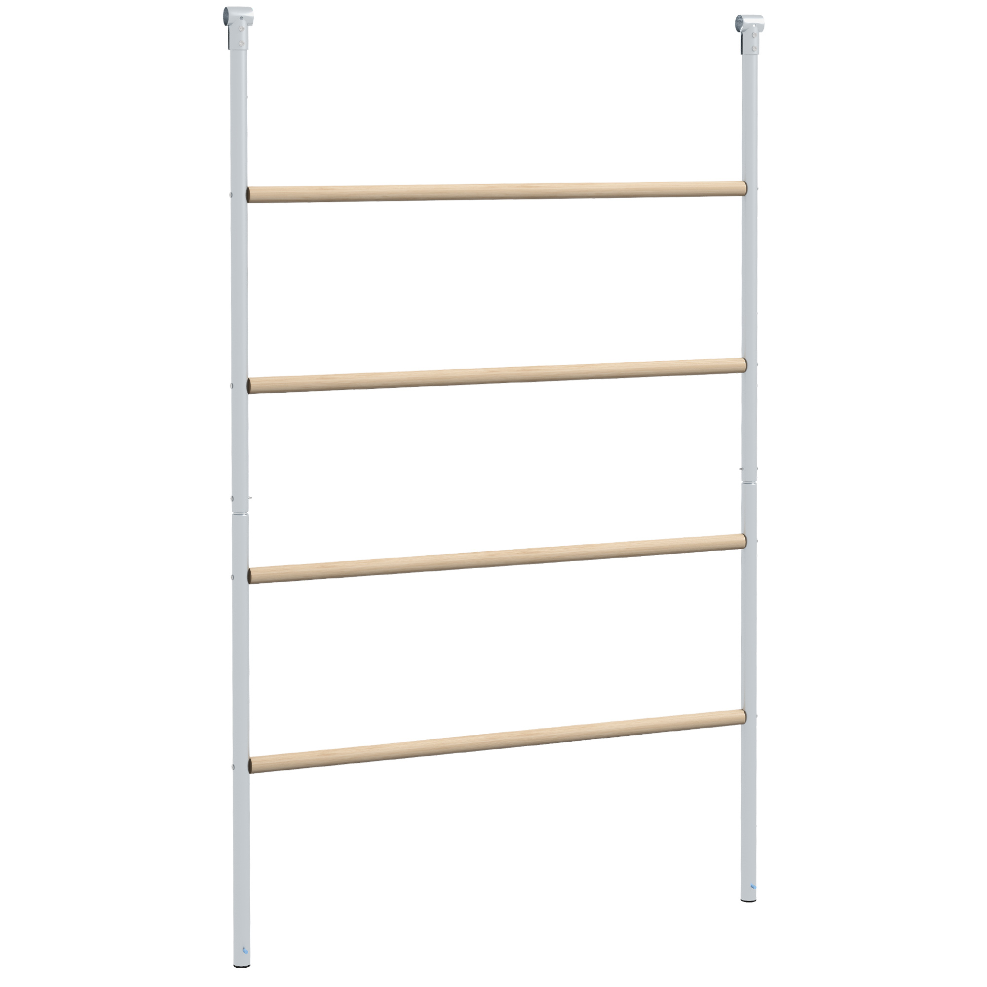 PawHut Trespolo per Galline a 4 Livelli per 4-6 Polli in Legno e Acciaio Zincato, Colore Legno   Aosom Italy