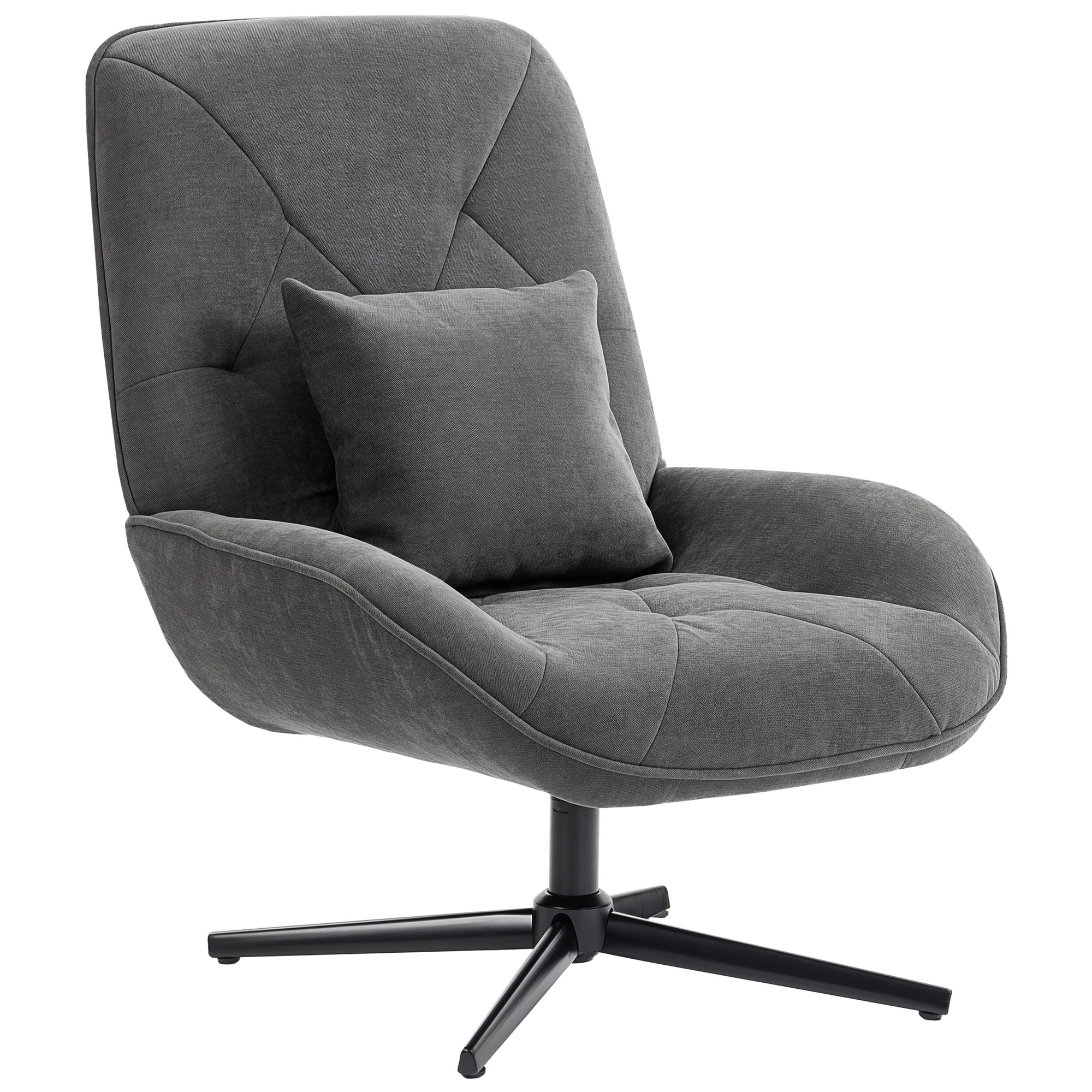 HOMCOM charcoal armchair (ref. 83B-710V00CG)