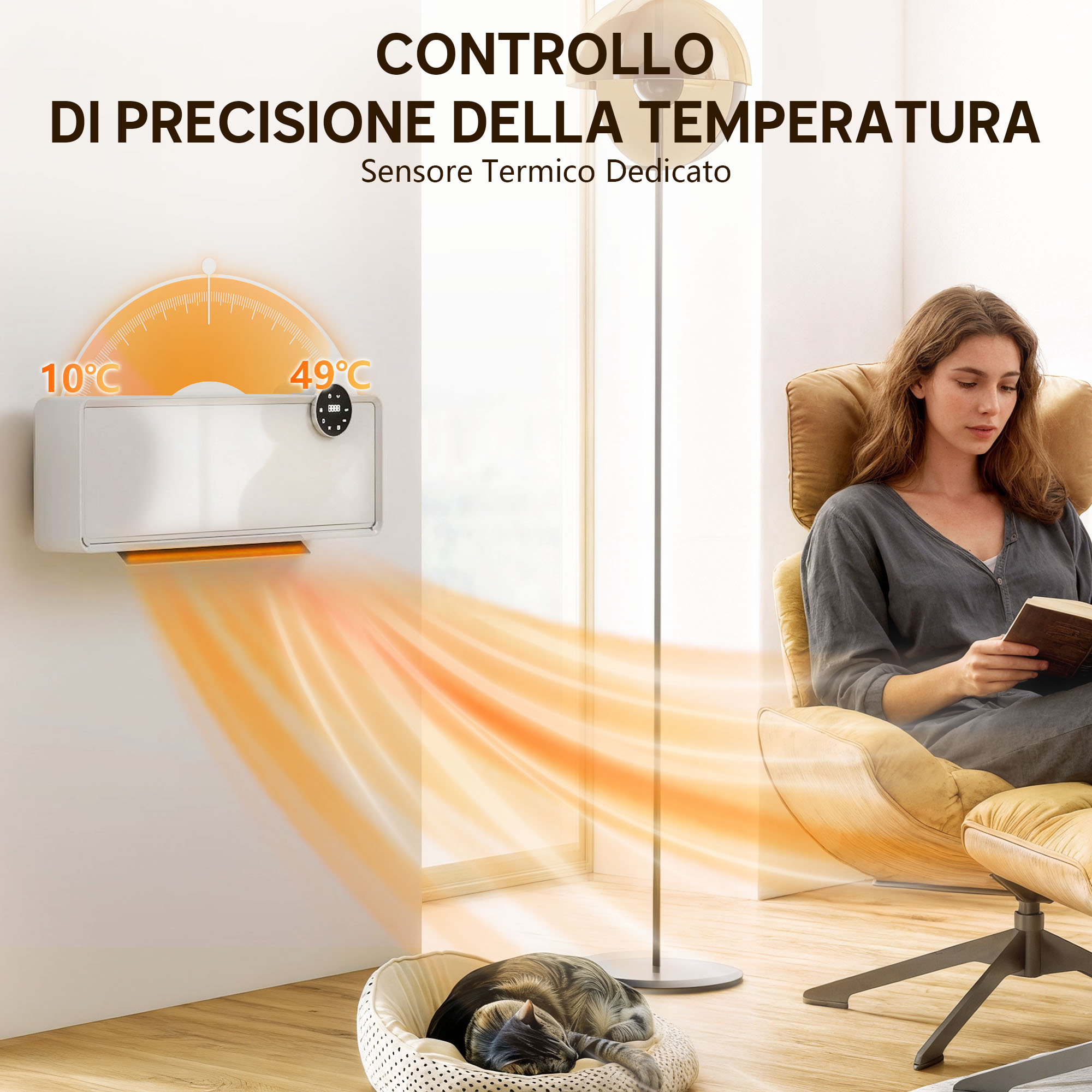 Riscaldatore ceramico Xiaomi Smart Tower Heater Lite 2000W Wifi Silenzioso