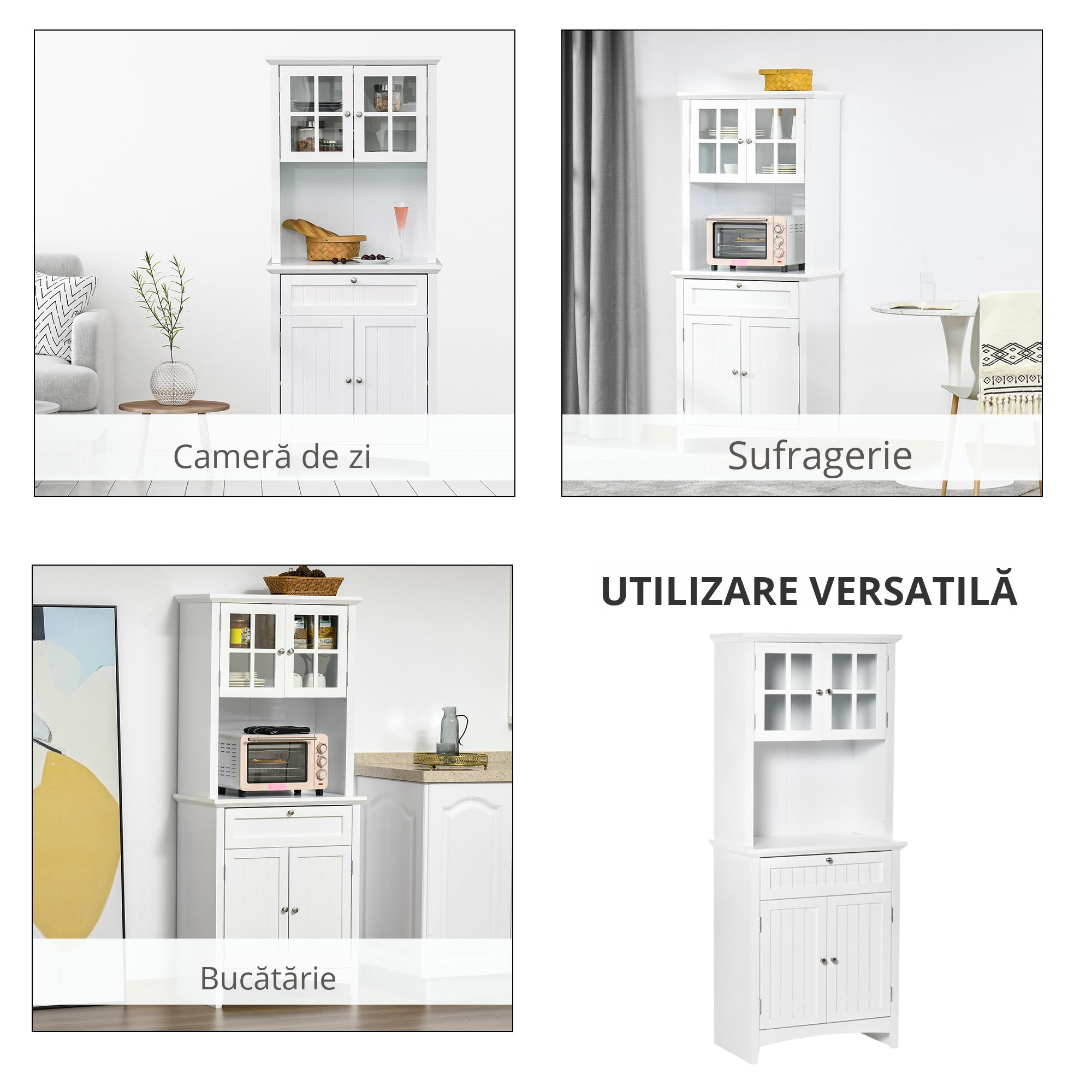  Dulap inalt 68×40×164 cm - Compartimente si Rafturi pentru Bucatarie [3]