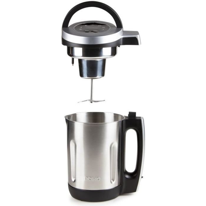 Blender chauffant DOMO - gris - 2,2 L - 7 programmes - 1000 Watt - DO716BL