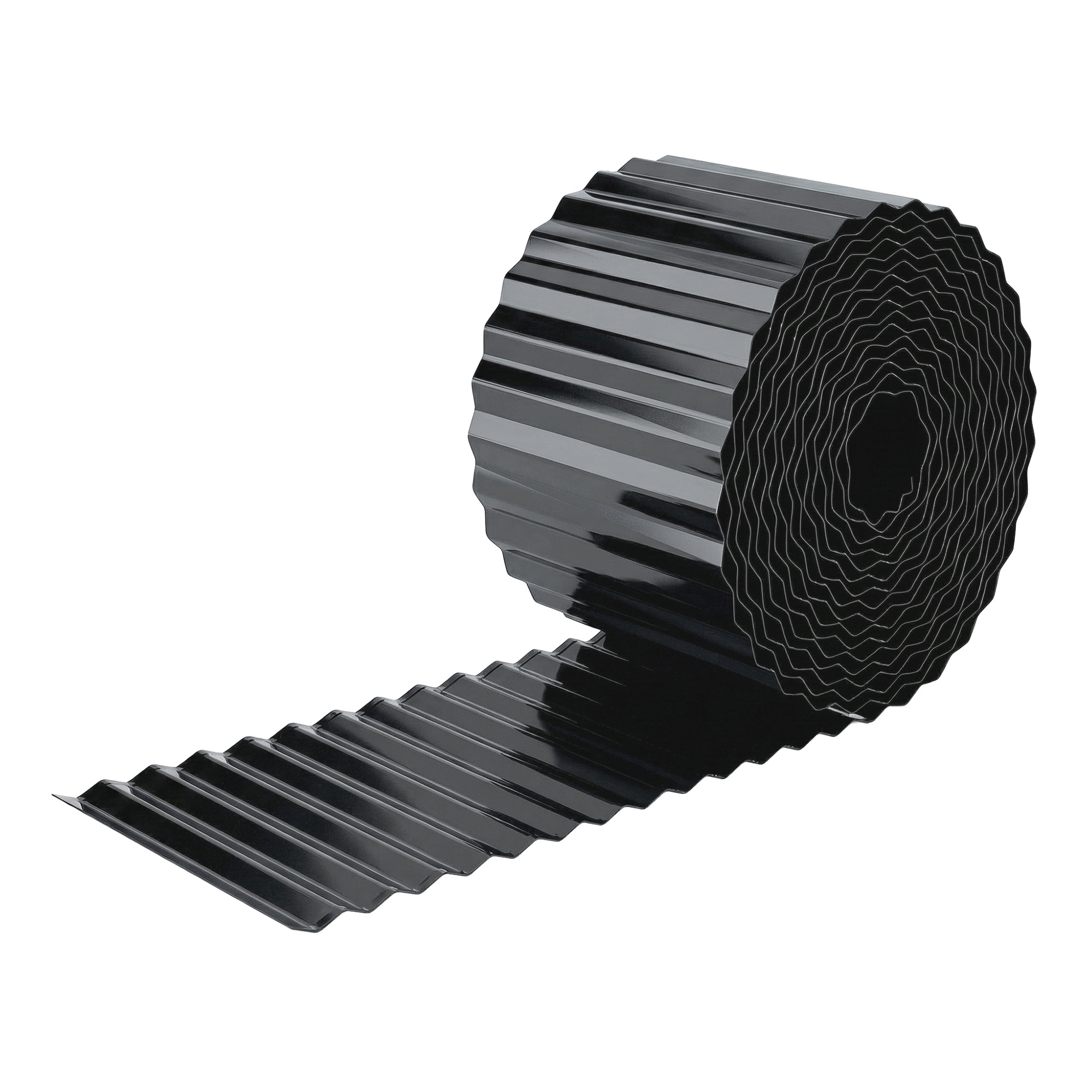 Outsunny Bordure de Jardin Métallique 650x20 cm en Acier Galvanisé Résistante pour Potager Patio Terrasse Gazon Gris foncé