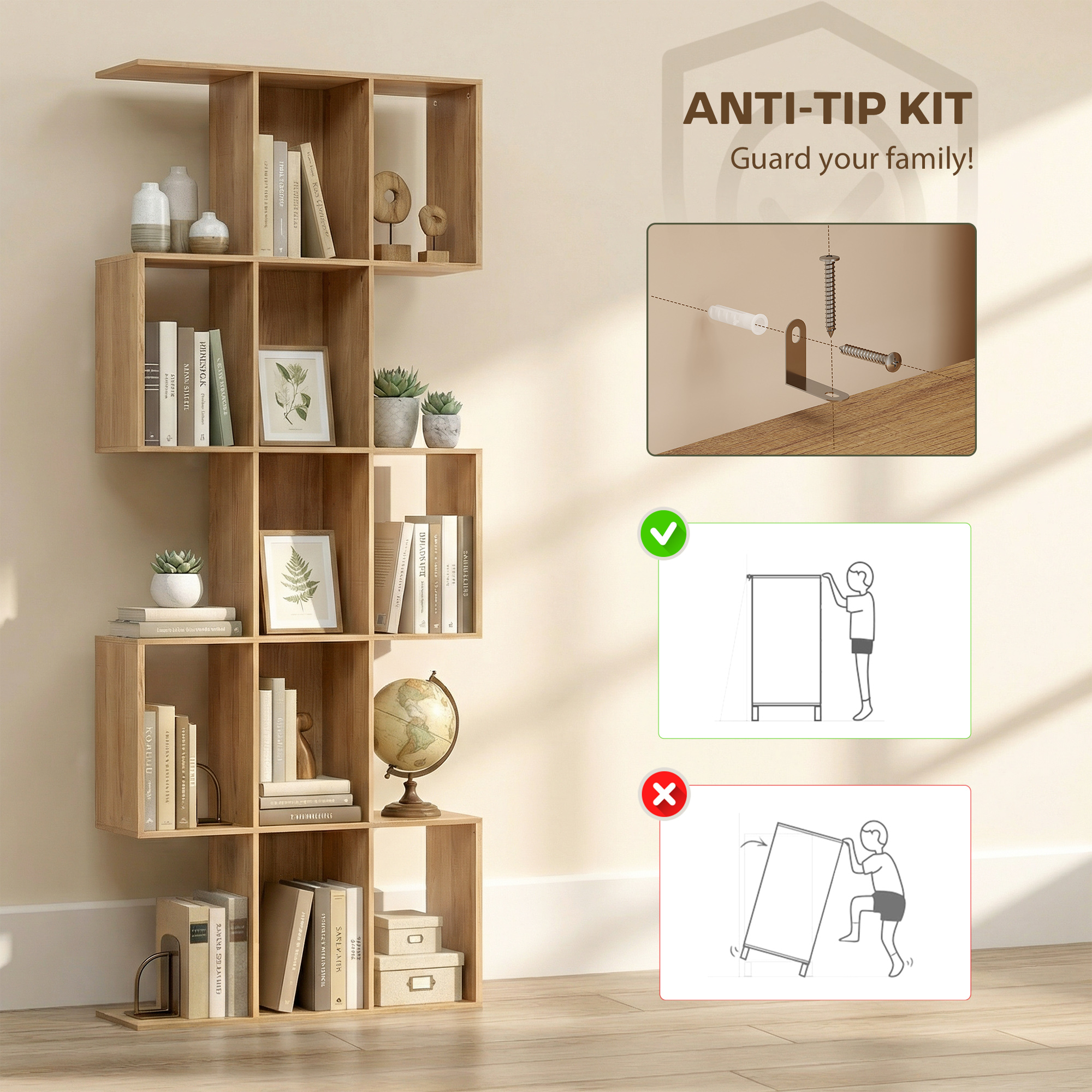  Divizor elegant cu design zigzag [6]