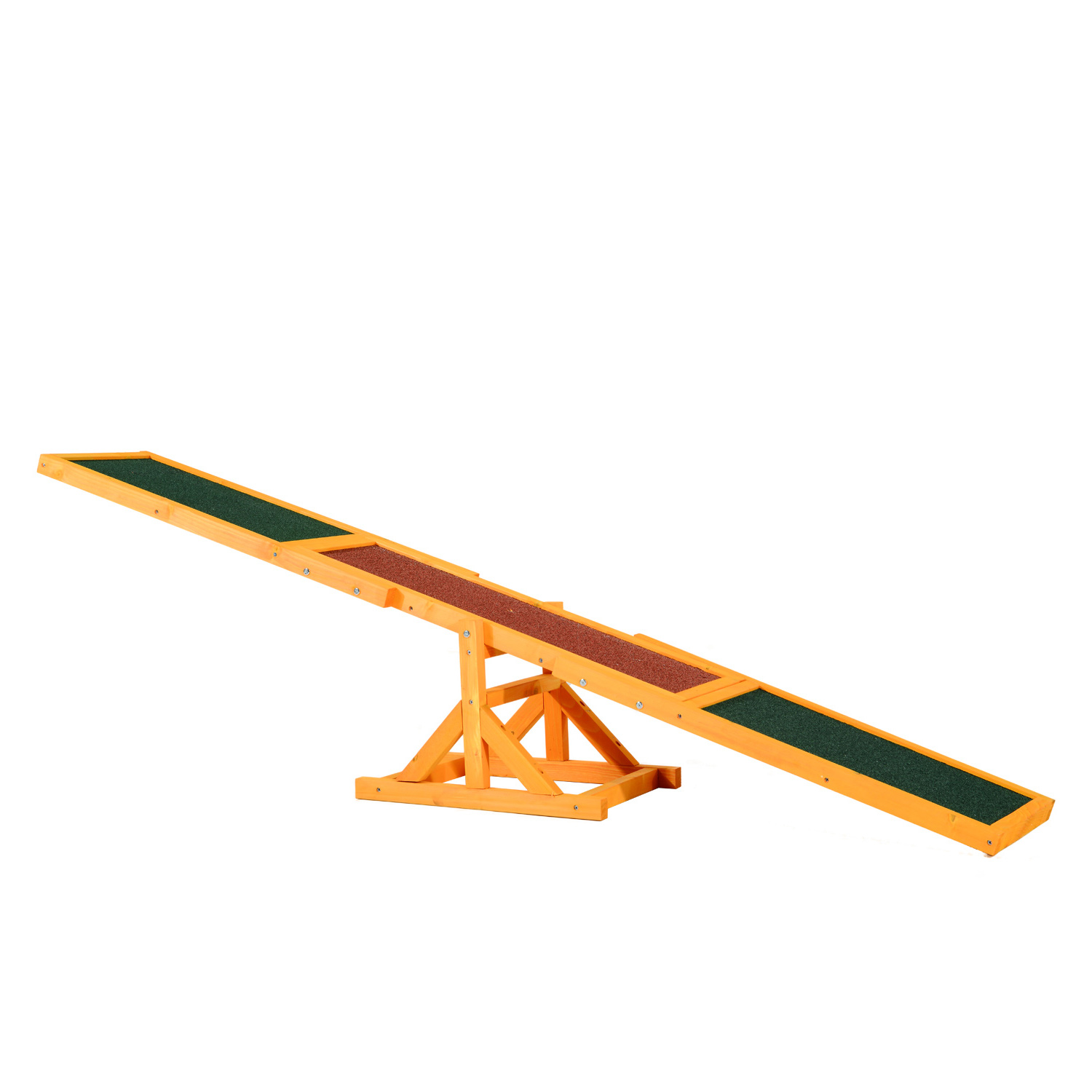 PawHut Hundewippe Agility Wippe für Hunde 180 x 30 x 30 cm, ideales Welpenspielzeug für Hundesport und Training Aosom.de
