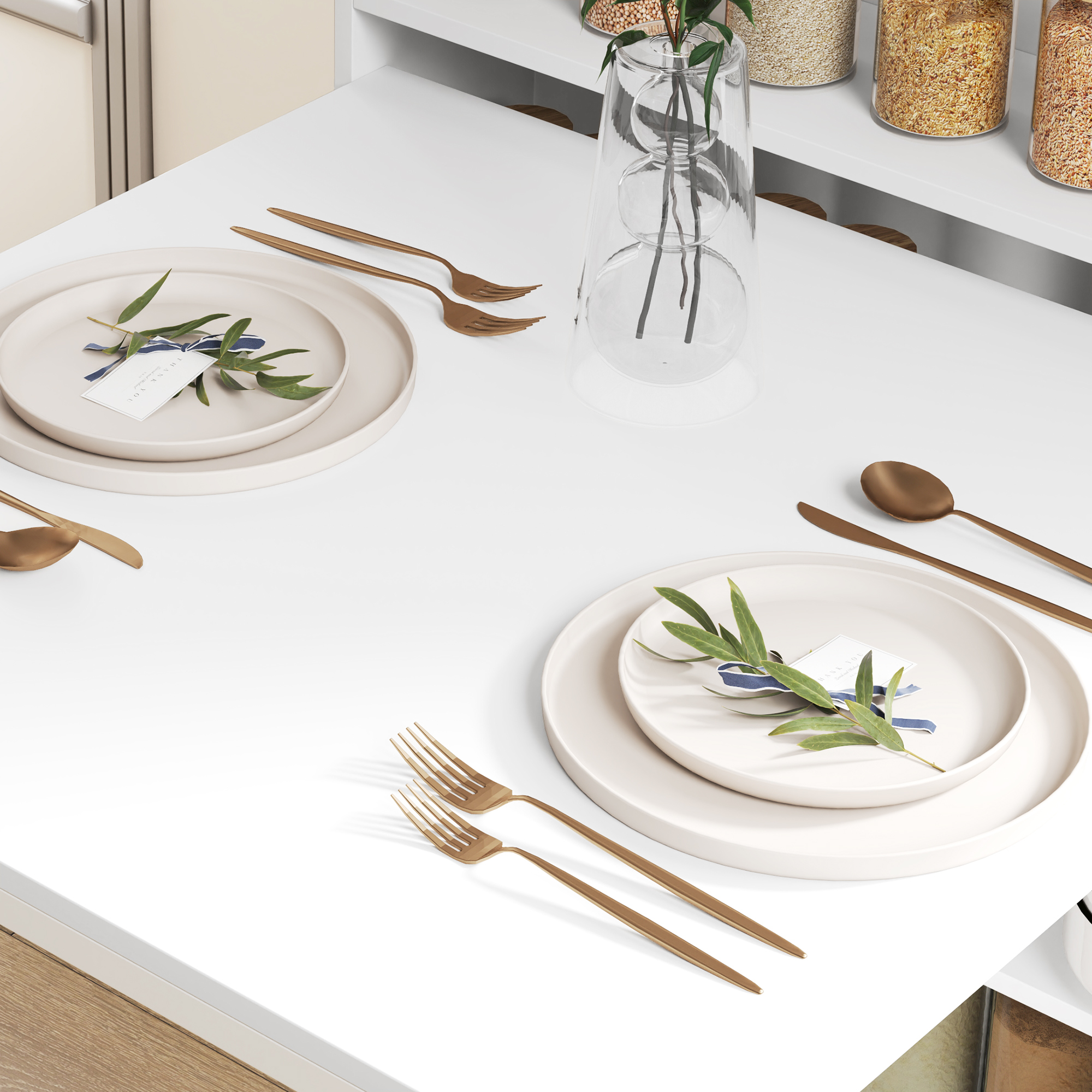 HOMCOM Keukentafel, Eettafel vierkant, modern design, 75 cm x 75 cm x 76 cm, wit HOMCOM Keukentafel, Eettafel vierkant, modern design, 75 cm x 75 cm x 76 cm, wit