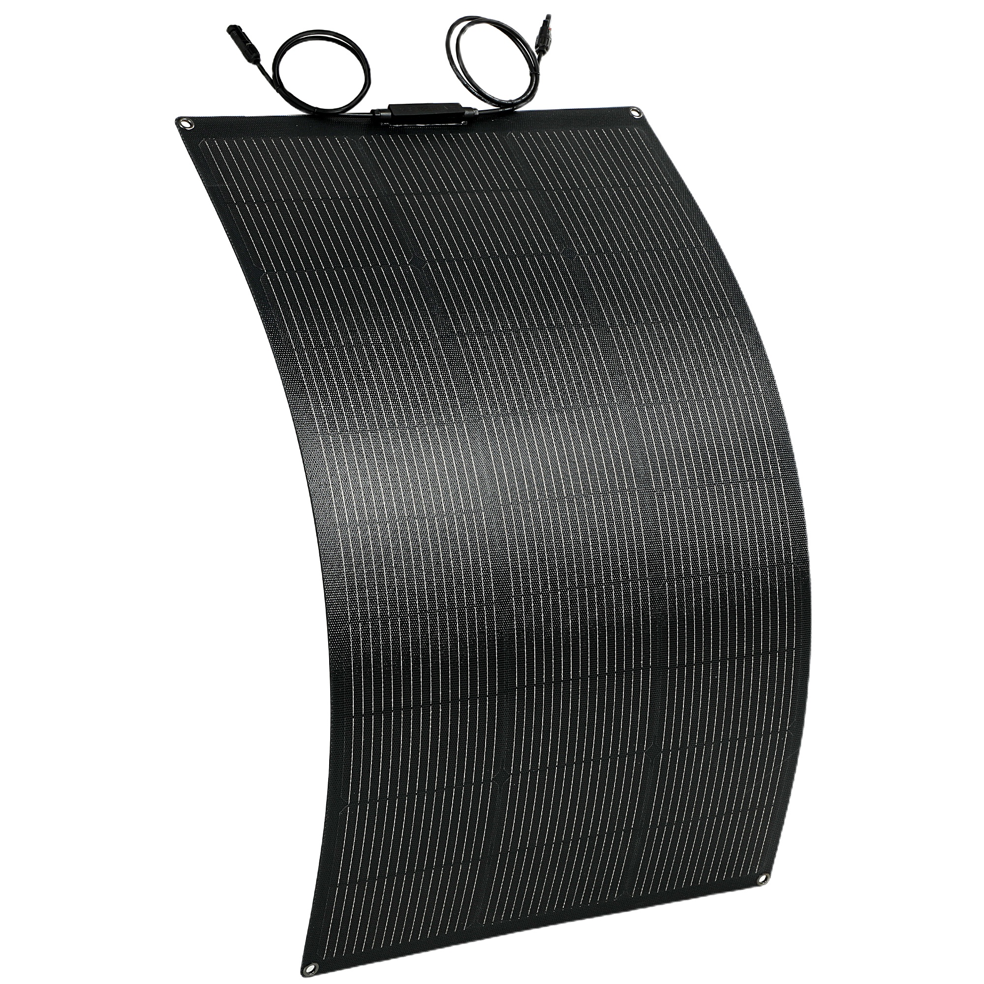 HOMCOM Painél Solar 100W 18V Carregador Solar Portátil para Exterior com 2 USB Ecrã LCD IP67 à Prova D'àgua Aosom Portugal