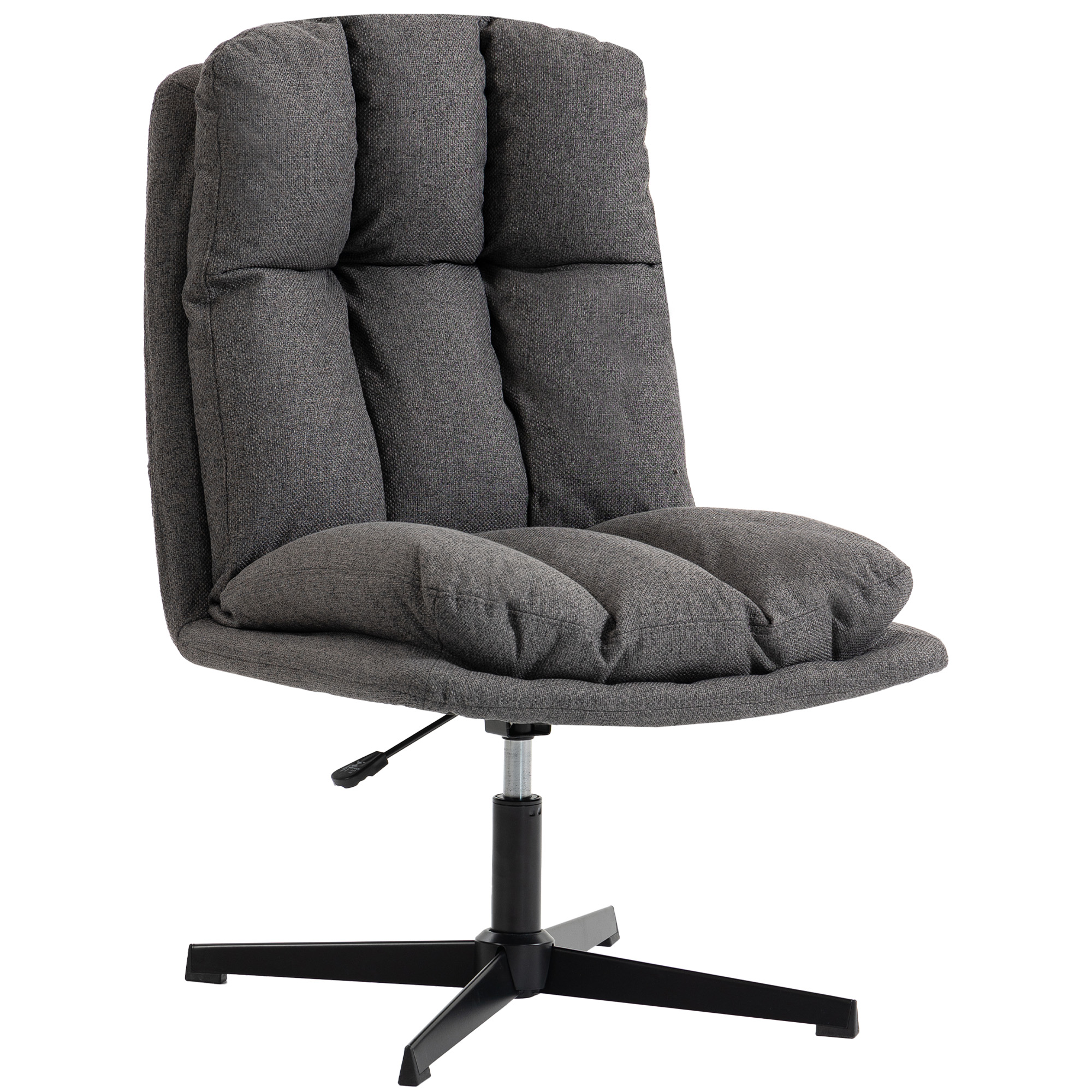 HOMCOM charcoal armchair in linen (ref. 83B-711V00CG)