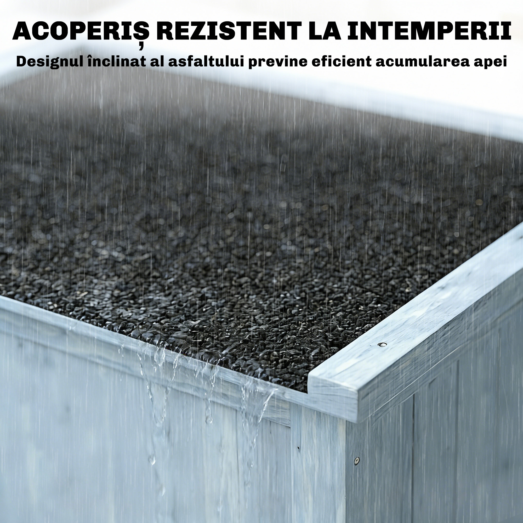  Dulap de Exterior, Depozit pentru Unelte cu 2 Rafturi [6]