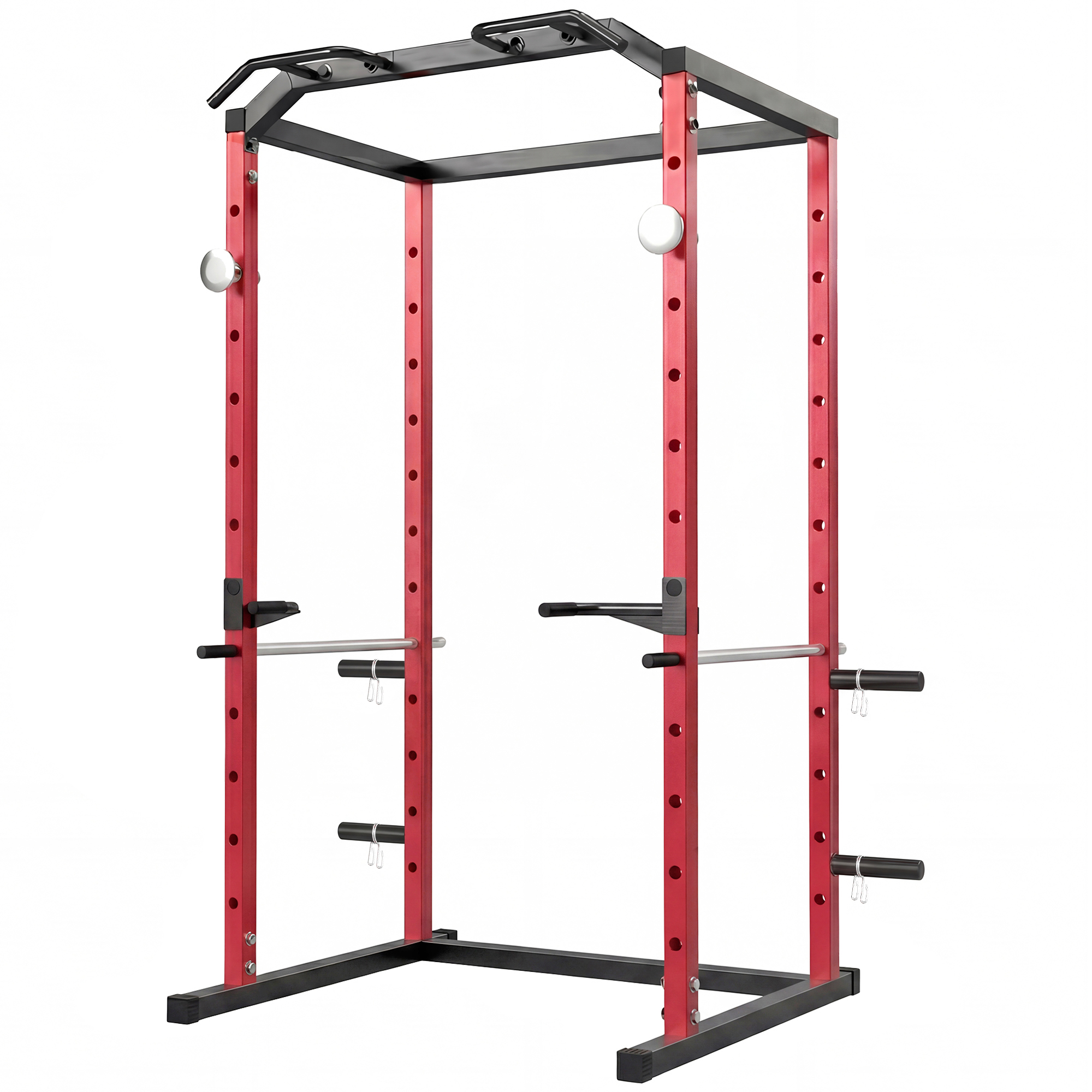 SPORTNOW Power Cage, Rack réglable avec capacité de 460KG