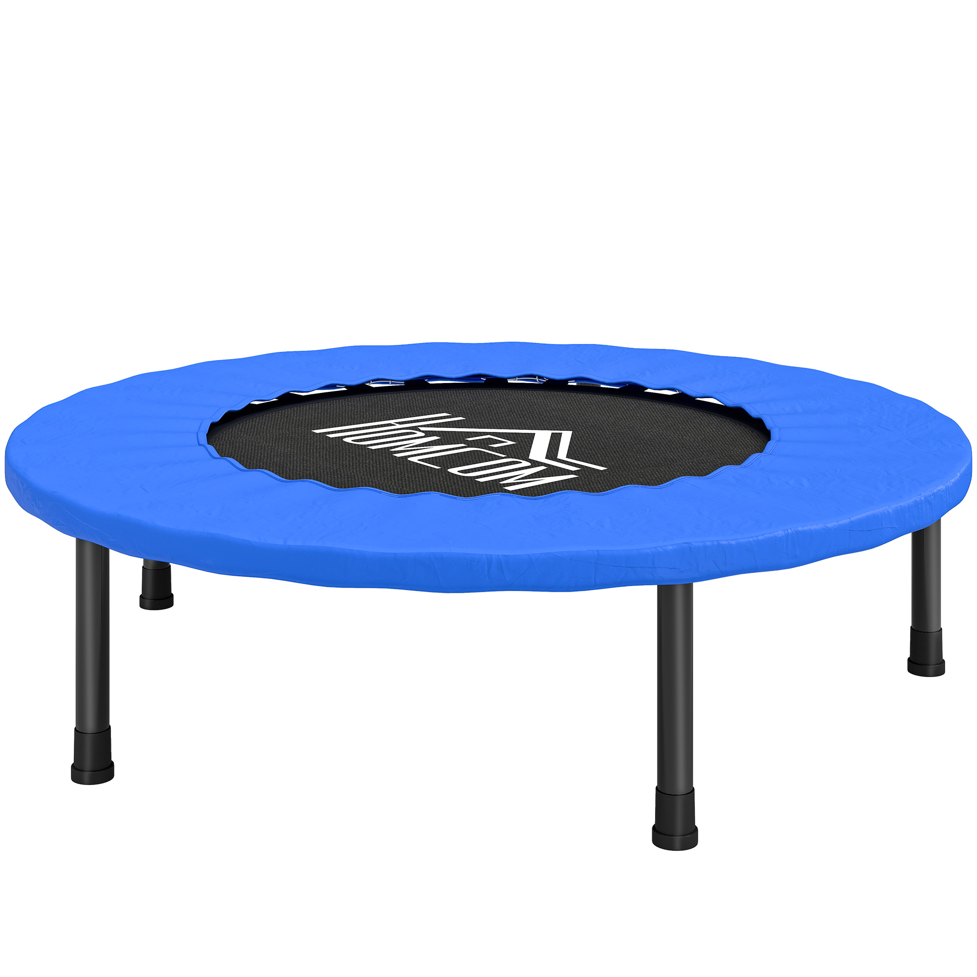 HOMCOM trampoline de yoga fitness, 16 cm de diamètre, pour exercices cardio, charge 100 kg, Ø 81 x 22,5 cm Aosom France