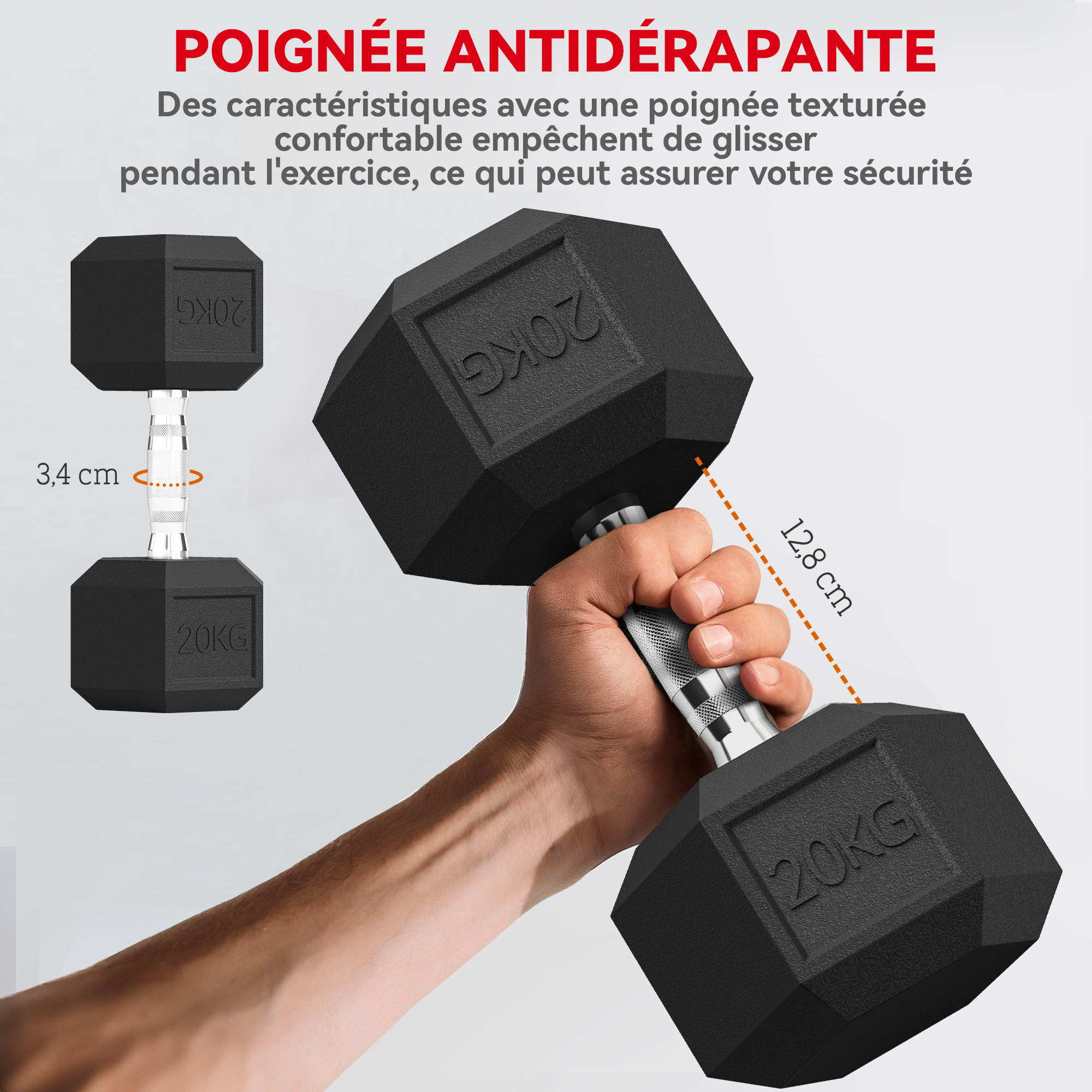 Disques de poids en fonte gris - De 0,5 kg à 30 kg - Poids : 1,25 kg - Barre, haltères, poids Disques de poids en fonte gris - De 0,5 kg à 30 kg - Poids : 1,25 kg - Barre, haltères, poids