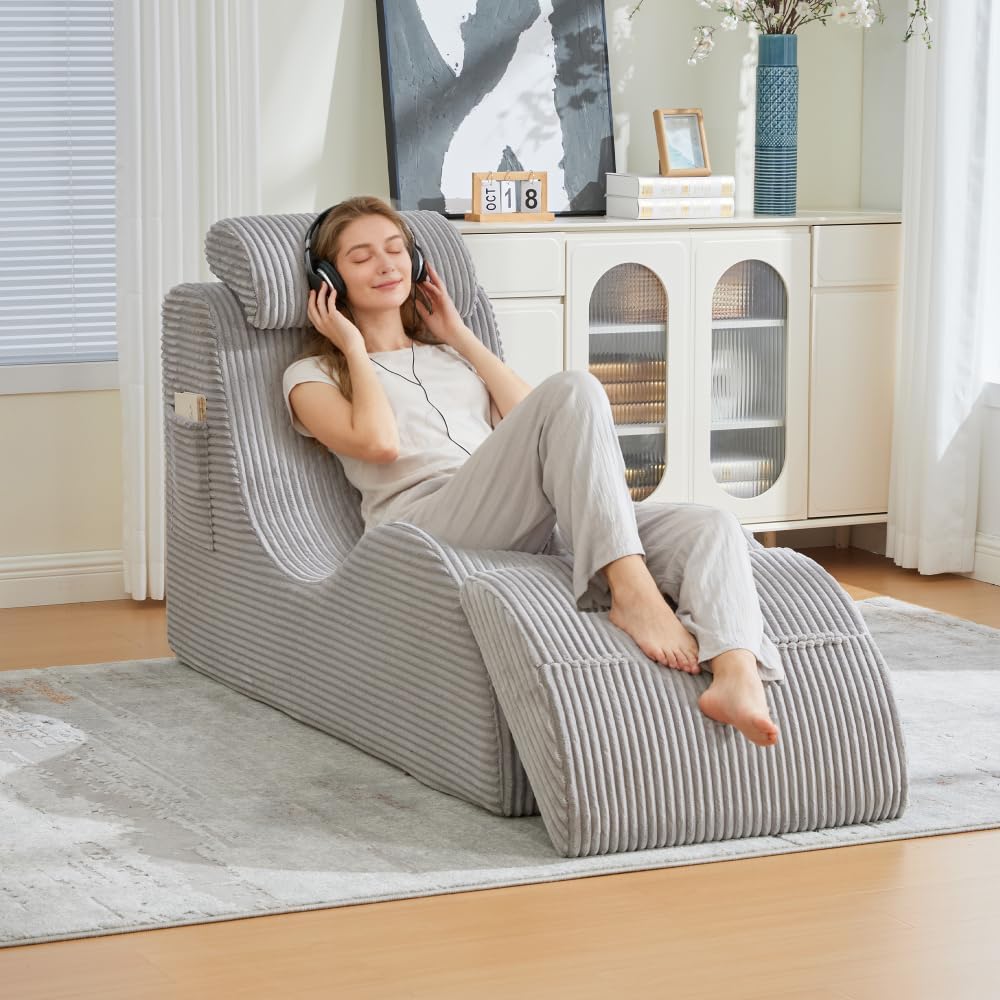 Moderner Freizeit-Sessel mit ergonomischer Rückenlehne, abnehmbarem Sitzkis günstig online kaufen