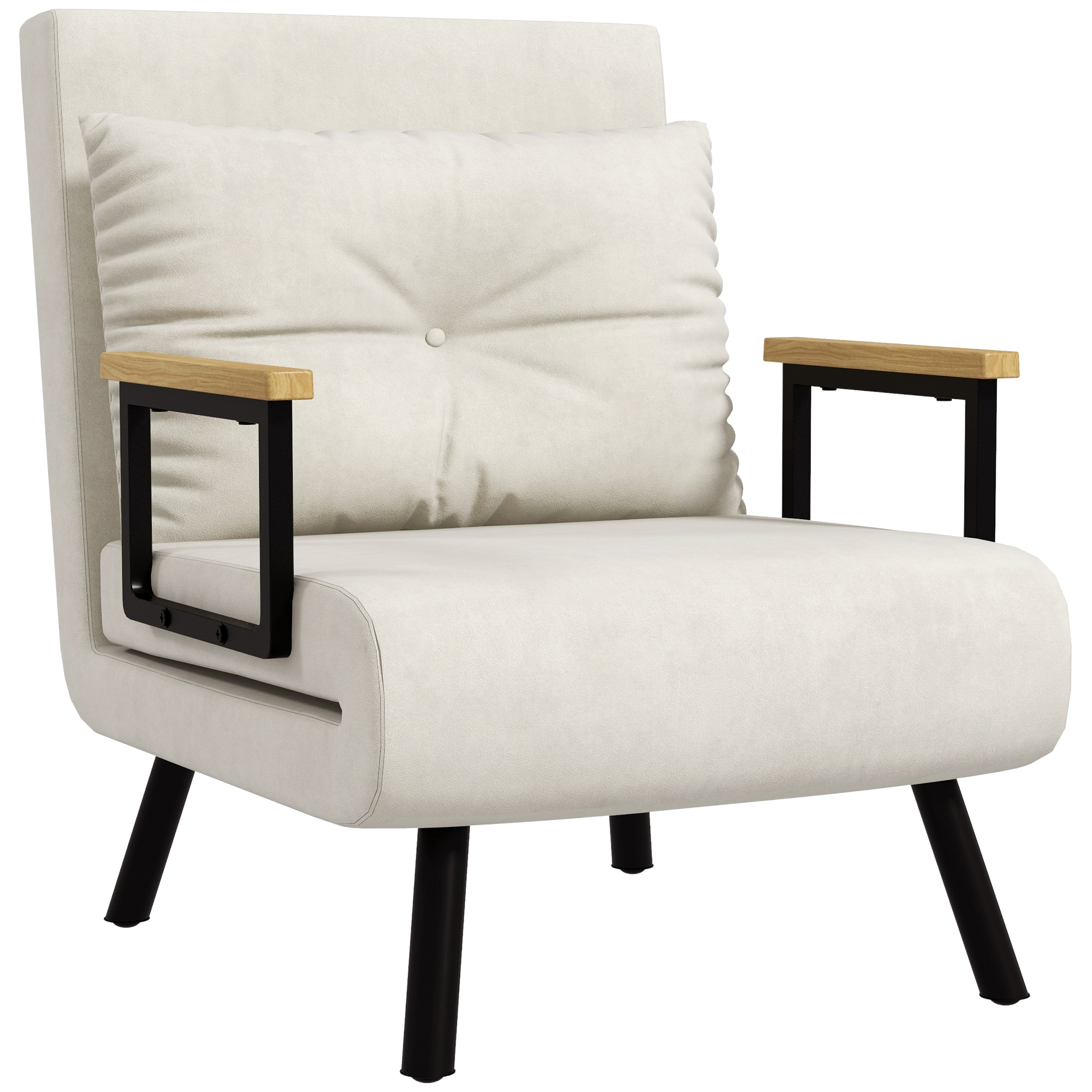 HOMCOM Schlafsessel 4 in 1 Sessel mit Schlaffunktion, 183 x 63 cm Klappbar günstig online kaufen