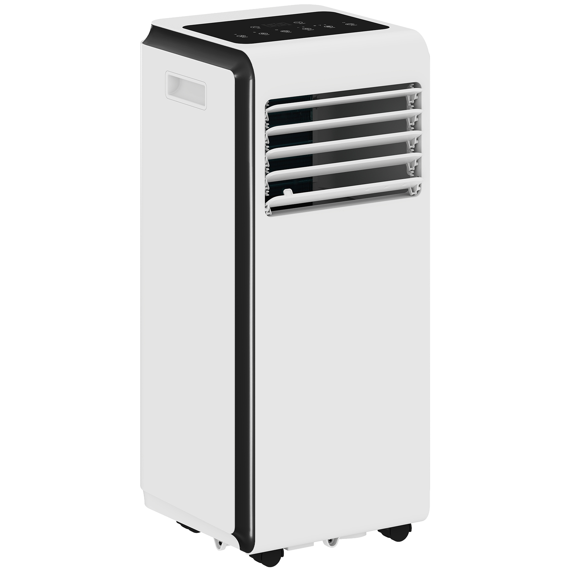HOMCOM Portable Air Conditioner 7000 BTU, 4-in-1 Air Conditioning Unit with Cooling, Dehumidifier, Fan, Sleep Mode, White