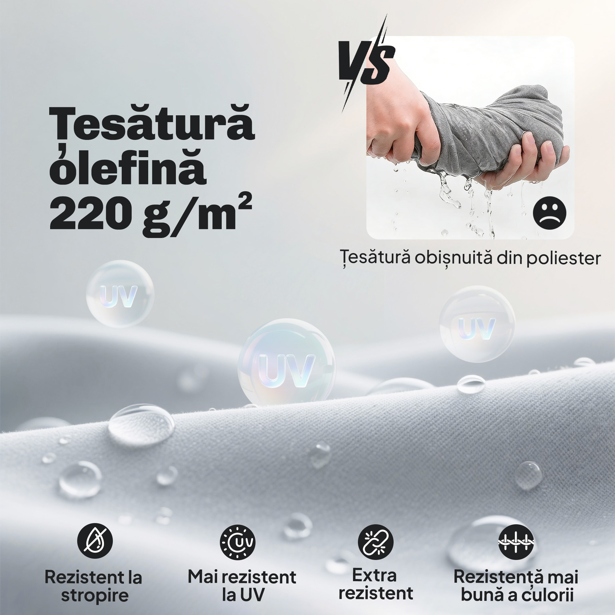  Mobilier de Gradina din Aluminiu cu Canapea 3 Locuri, 2 Fotolii si Masa pentru Exterior, Alb [4]