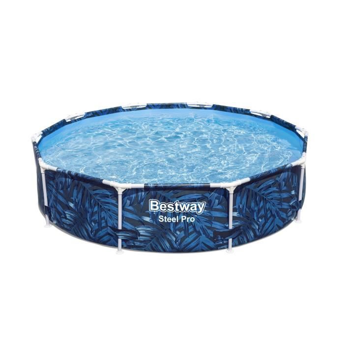 Piscine hors sol tubulaire BESTWAY - Steel Pro™ - 305 x 66 cm - Ronde