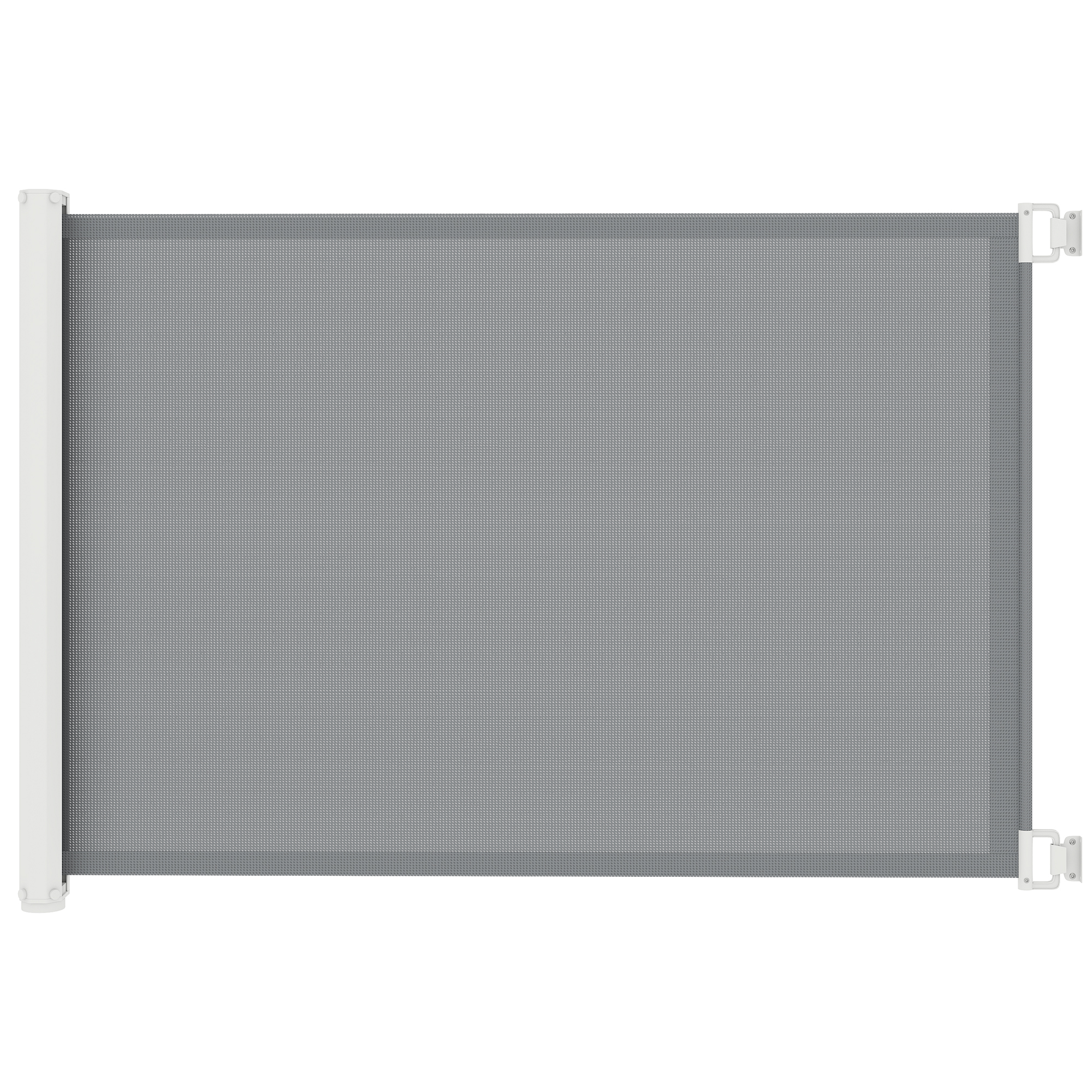 PawHut Poartă Extensibilă pentru Câini până la 115 cm, Alb și Gri | Aosom Romania