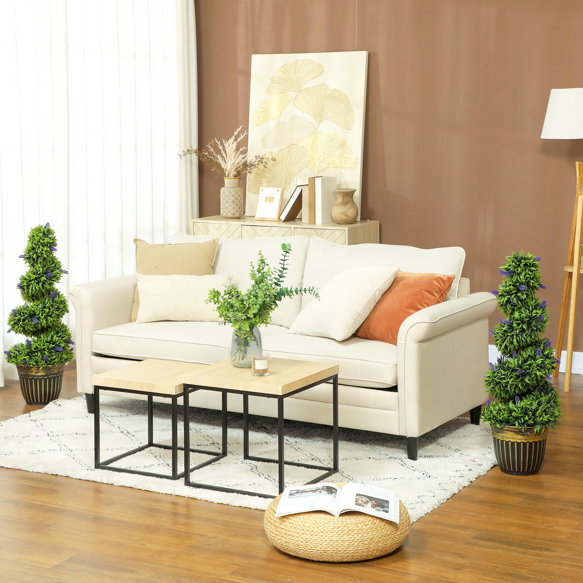  Set de Doua Plante Artificiale Lavanda 90 cm [6]