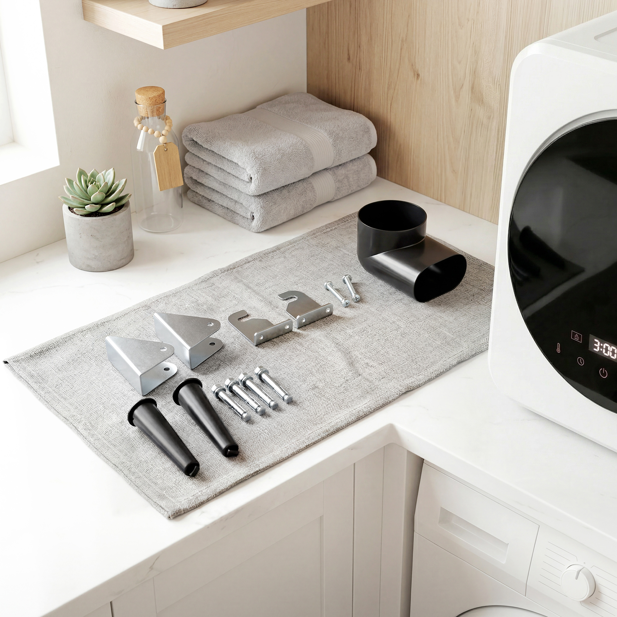  uscator de rufe 4kg vented, anti-cute, compact, alb. [8]