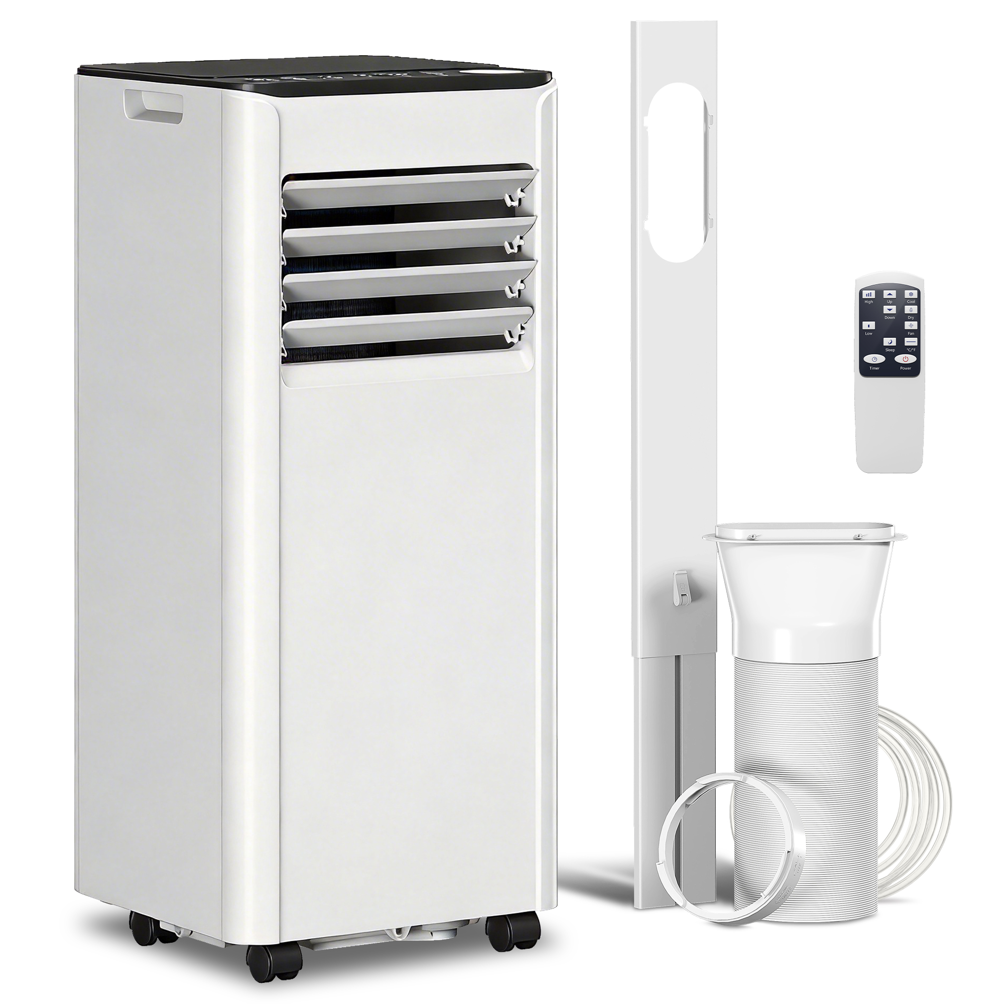 HOMCOM Aparat de Aer Condiționat Portabil 7000 BTU Monobloc | Aosom Romania