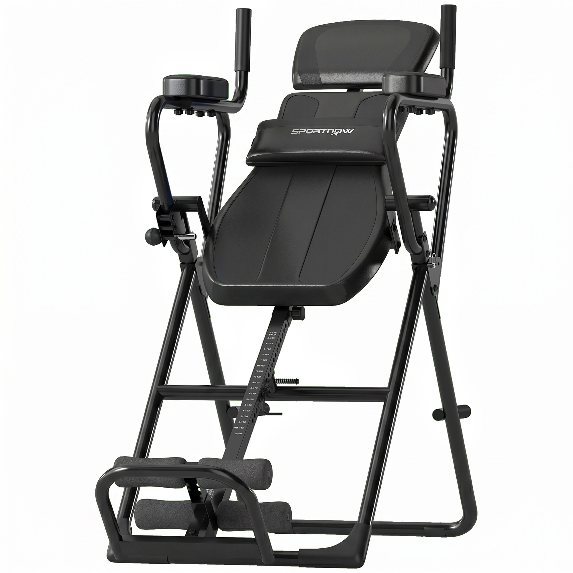 SPORTNOW Table d'inversion 3-en-1 avec barres pour pompes, tractions, table d'inversion