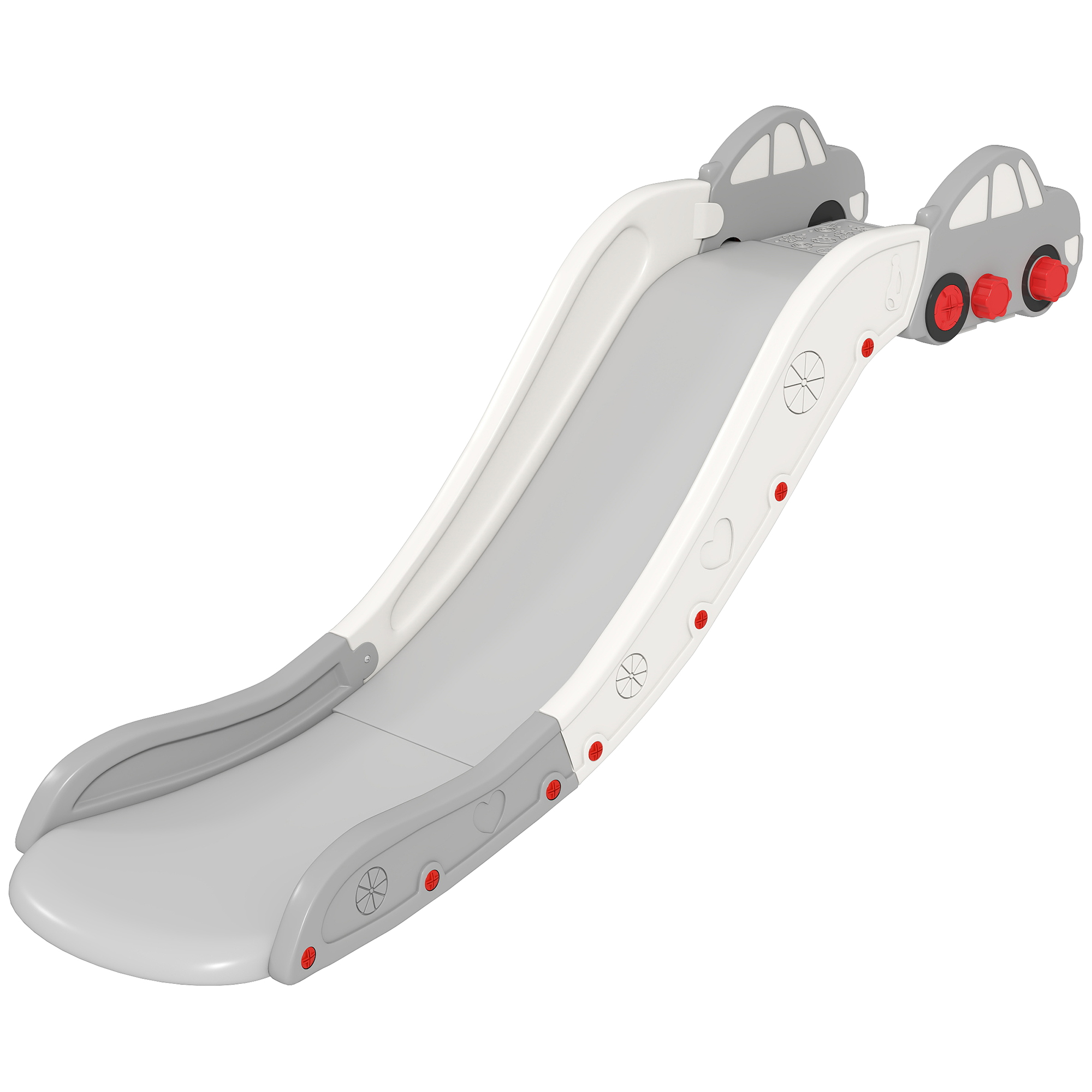 AIYAPLAY Kids Slide for Bed, Sofa, with Extended Length, Easy to assemble and Store, Grey - Aosom... at Aosom IE