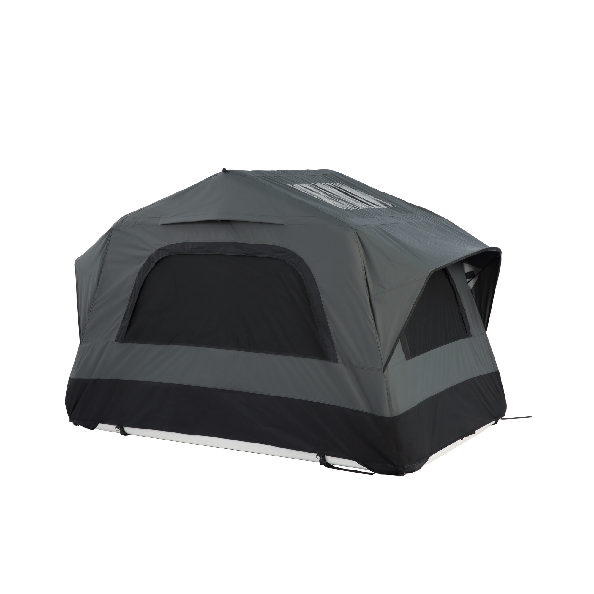 Tente de toit gonflable pour voiture/SUV, place pour 2 adultes + 1 enfant, 220x145x140 cm, Noir+Gris Aosom FR