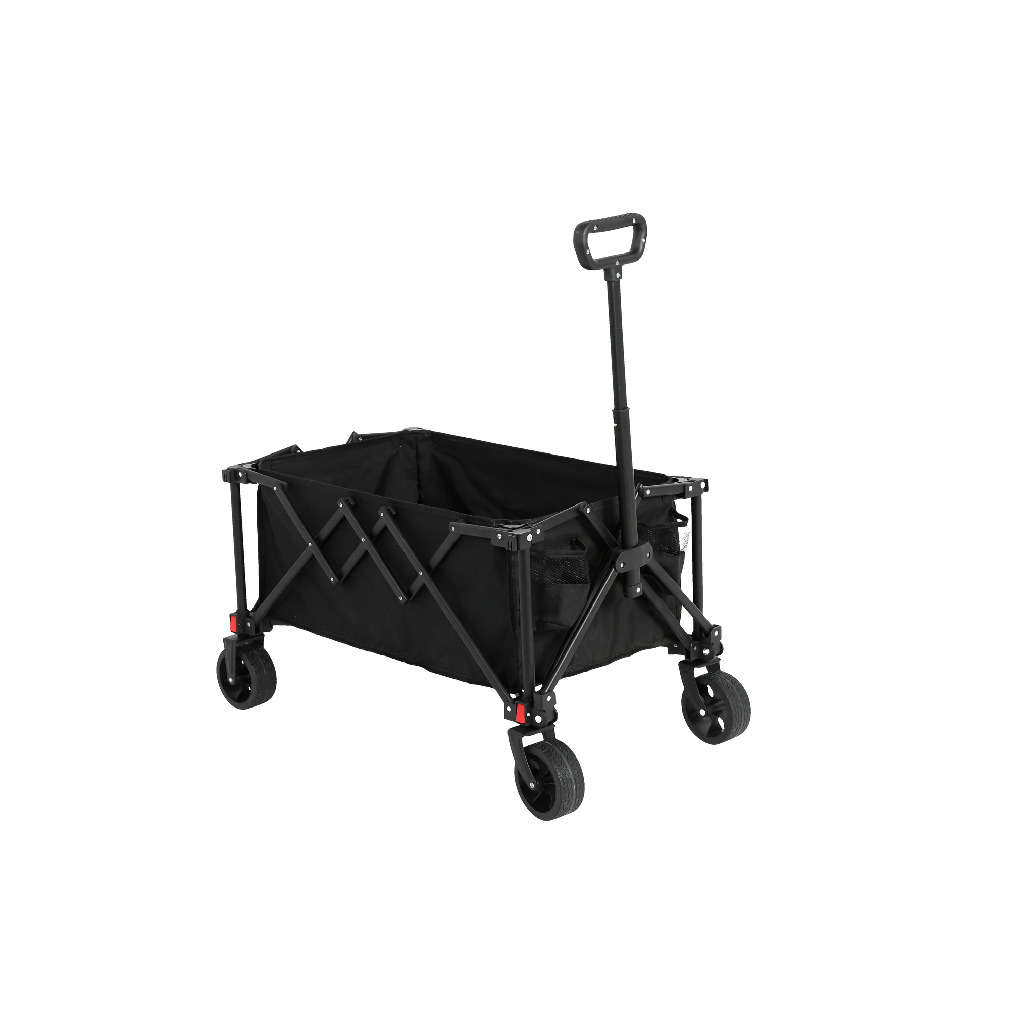 Chariot pliable, pour camping, courses, 77x48x45 cm, Noir Aosom FR