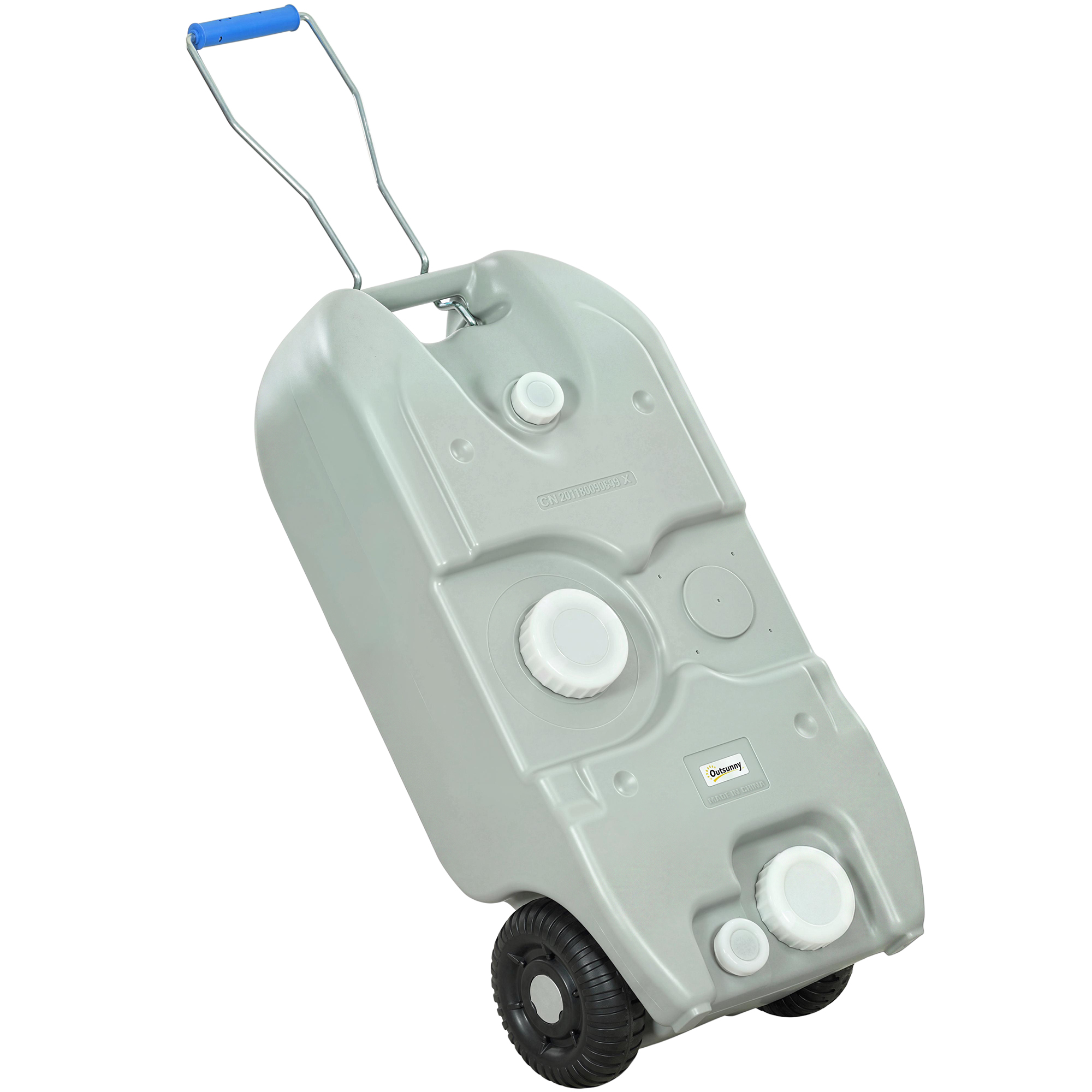Rezervor Outsunny 40L Camping Robinet Roți | Aosom Romania
