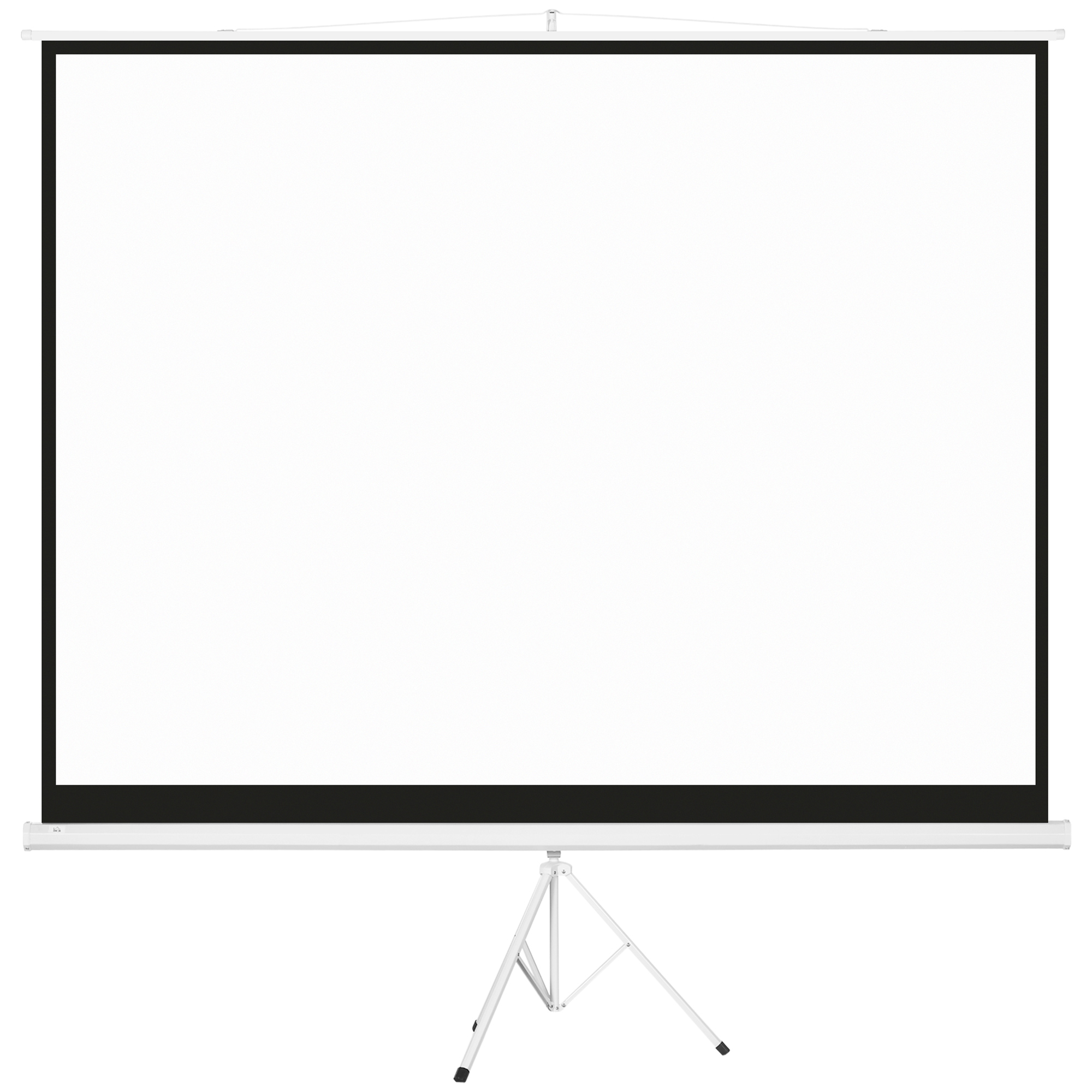 HOMCOM Projektionsleinwand mit klappbarem Stativ 304,8 cm 4K HD 4:3, höhenverstellbare Projektorleinwand, ideal für Heimkino, Filme drinnen/draußen Aosom