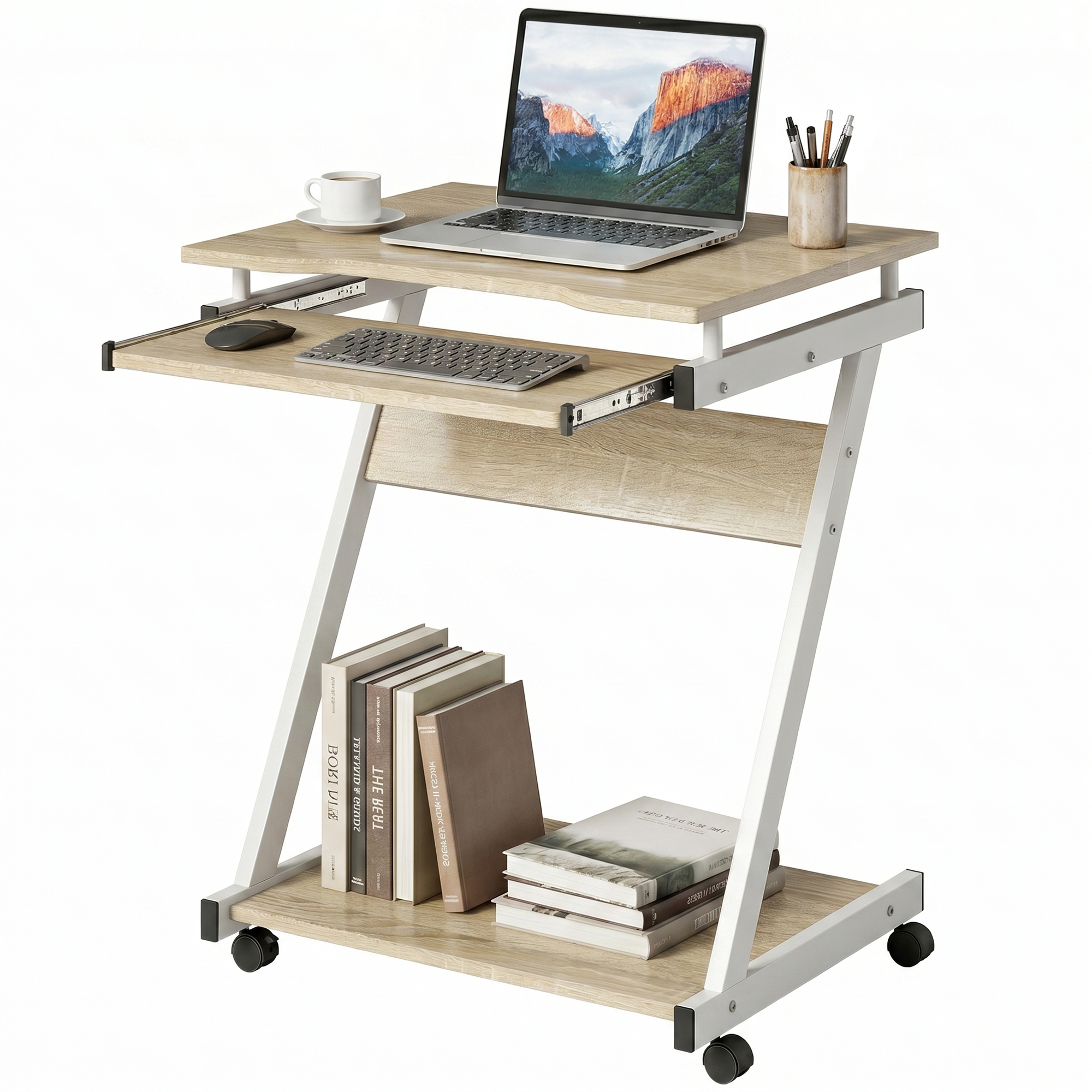 HOMCOM light oak table (ref. 836-293V00AK)